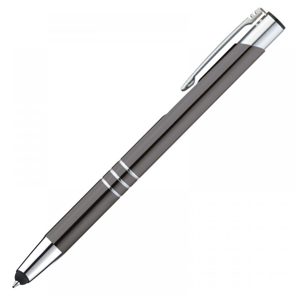Livepac Office Kugelschreiber Touchpen Kugelschreiber aus Metall / Farbe: anthrazit