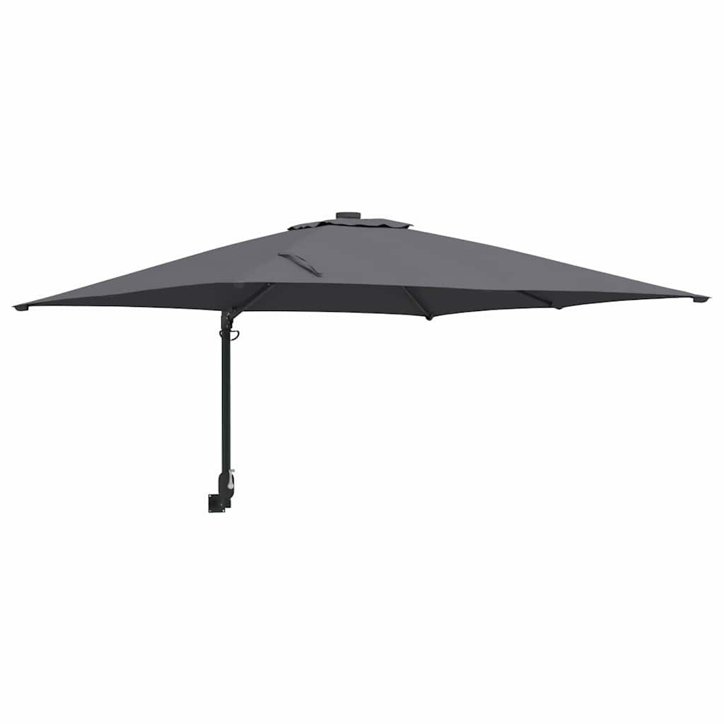 vidaXL Sonnenschirm Garten-Sonnenschirm Anthrazit 248,5 x 247,5 x 160 cm