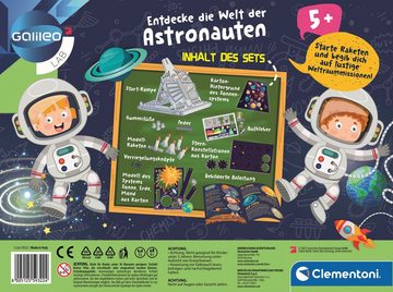 Clementoni® Experimentierkasten Galileo, Entdecke die Welt der Astronauten, Made in Europe