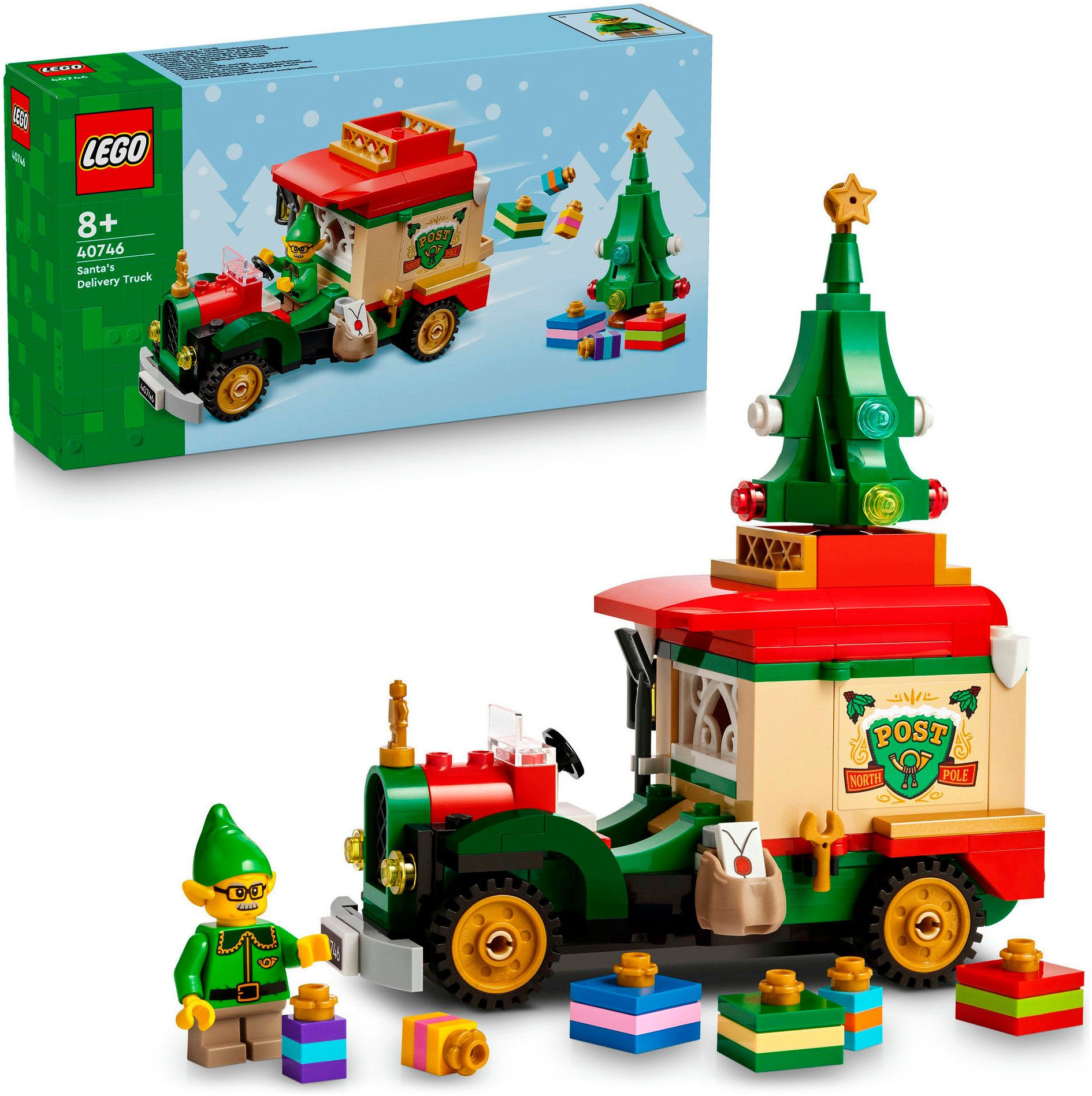 LEGO® Lieferwagen des Weihnachtsmanns (40746), LEGO Iconic Konstruktionsspi günstig online kaufen