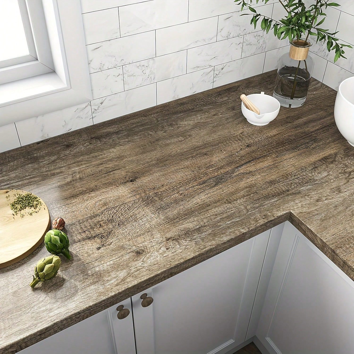 HomeBella Mustertapete Selbstklebende Tapete Holzoptik, – Wasserfest & Abzi günstig online kaufen