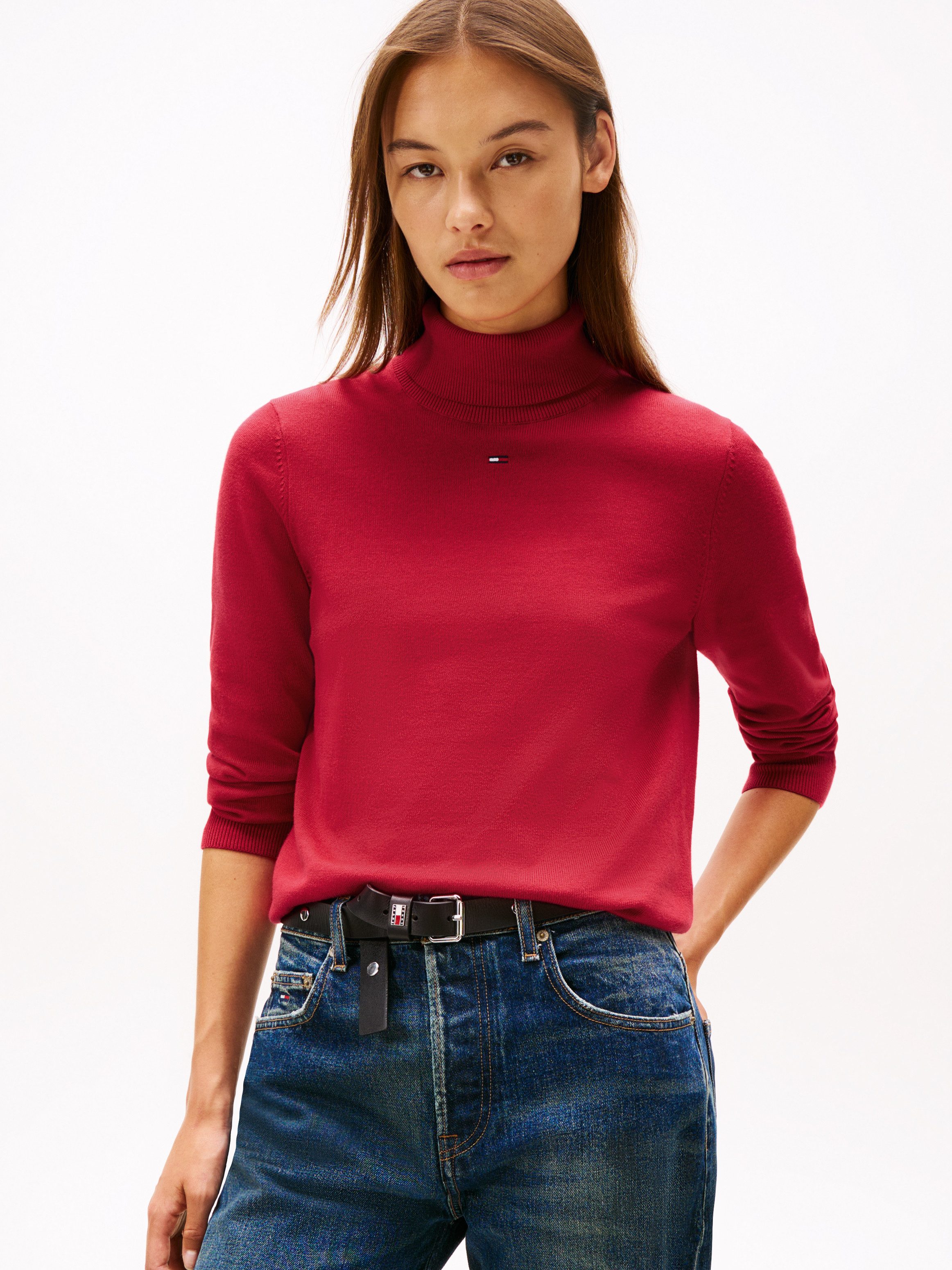 Tommy Jeans Rollkragenpullover TJW ESSENTIAL TRTLNK SWEATER günstig online kaufen