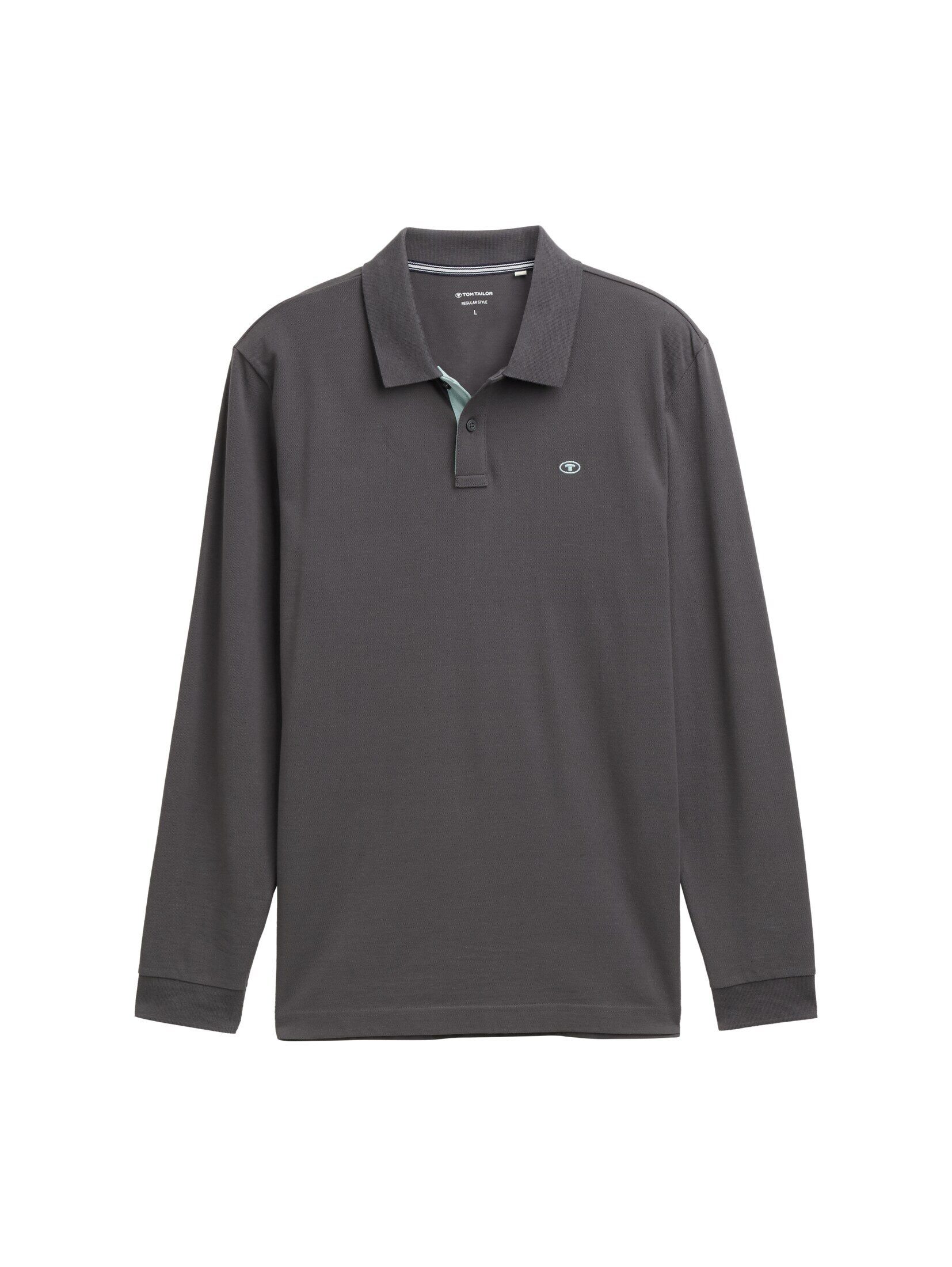 TOM TAILOR Langarm-Poloshirt Poloshirts Langarm Piqué Poloshirt – Bild 2 von 5