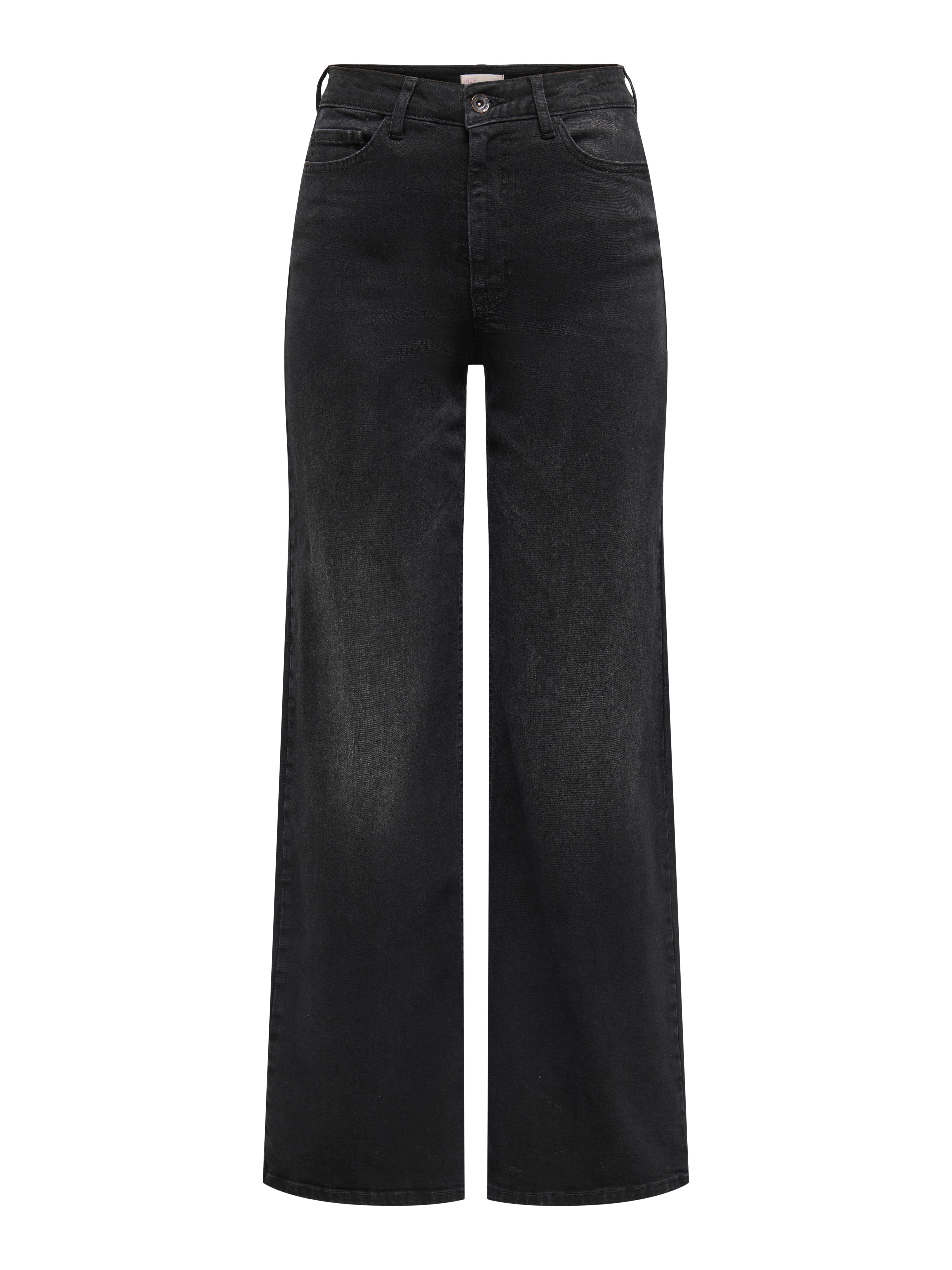 High-waist-Jeans JDYFELINA-FINA HW WIDE BLK JEANSDNM NOOS