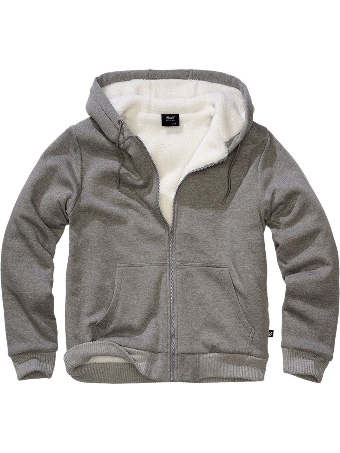 Brandit Kurzjacke Sweatjacket Teddylining