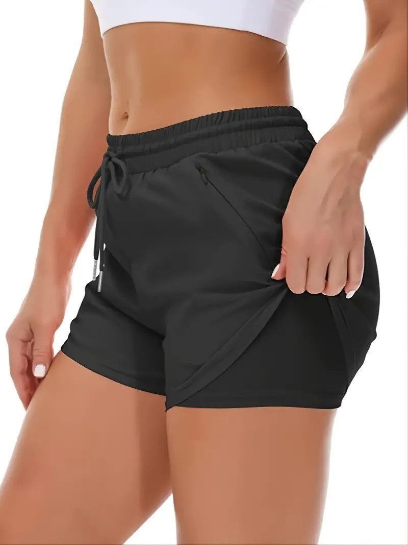 Selef Creation Sporthose SHORT Sportlauf-Fitness-Shorts mit Mehreren Taschen