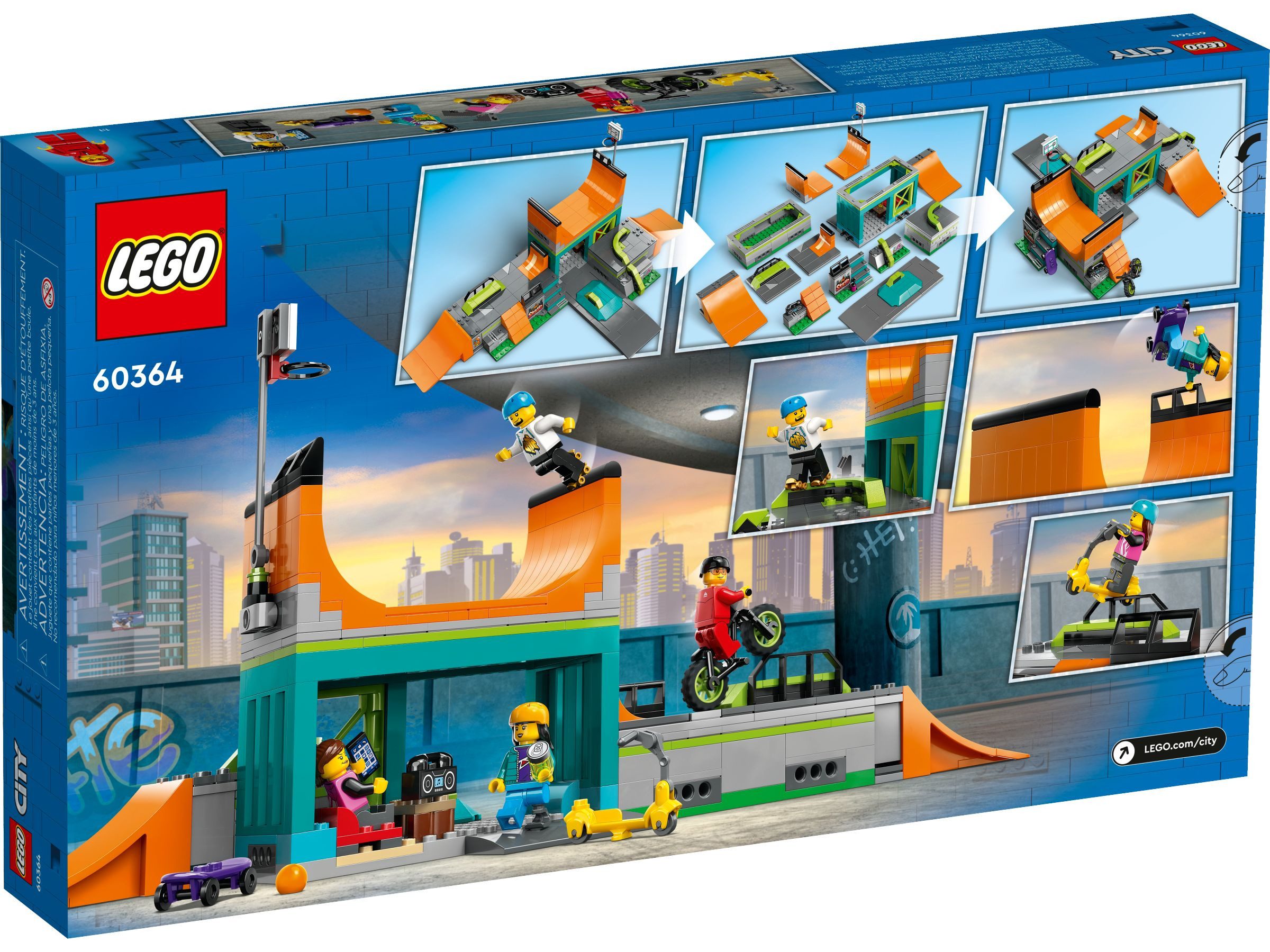 LEGO® LEGO® City Skaterpark - 60364 NEU! Teile 454x Spielbausteine, (Bauste günstig online kaufen