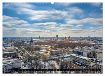 CALVENDO Wandkalender Mein München aus der Luft (Premium, hochwertiger DIN A2 Wandkalender 2023, Kunstdruck in Hochglanz)