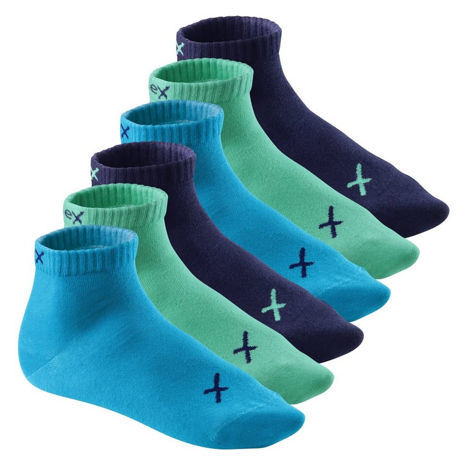 CFLEX Kurzsocken Lifestyle Kurzschaft Socken für Damen & Herren (6 Paar)  Sneaker