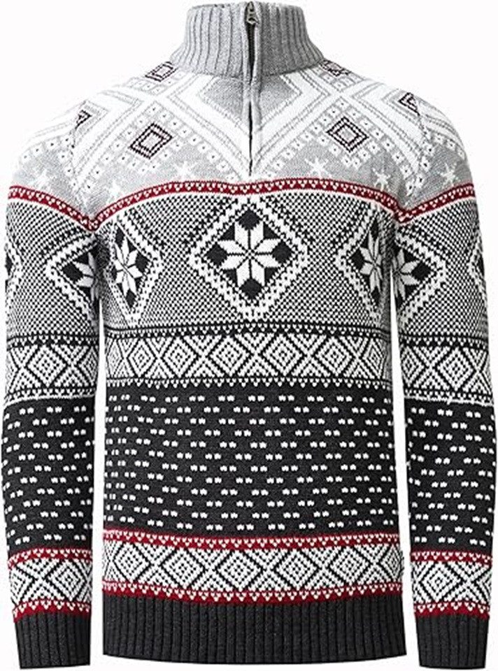 Rusty Neal Strickpullover, mit winterlichem Muster günstig online kaufen