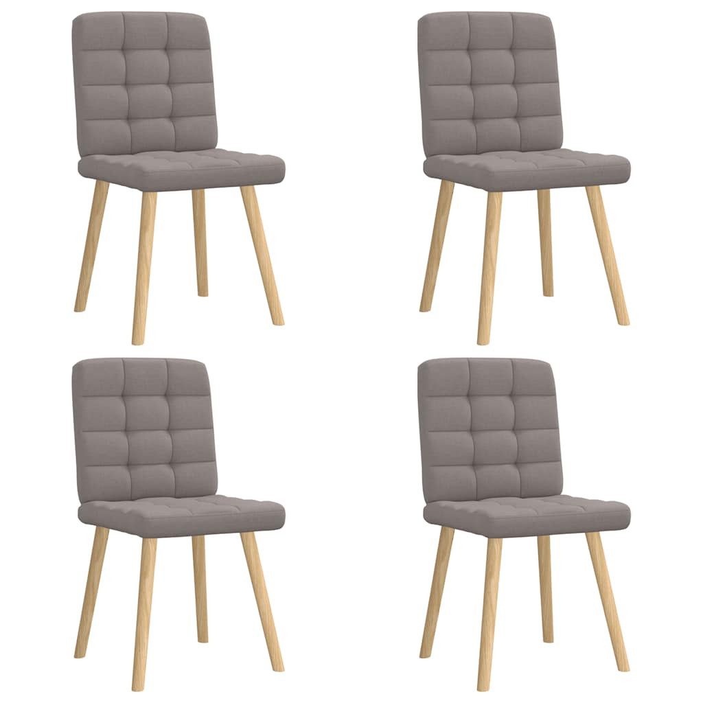 vidaXL Esszimmerstuhl Esszimmerstühle 4 Stk. Taupe günstig online kaufen