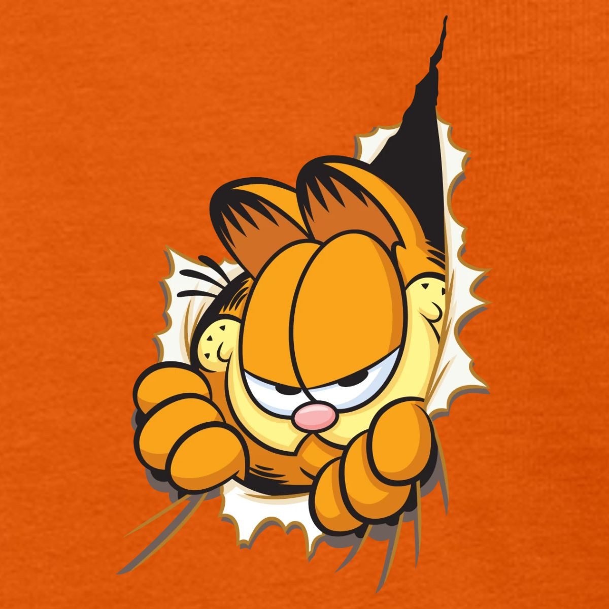 Spreadshirt T-Shirt Garfield Hier Ist Garfield Kinder Premium T-Shirt (1-tlg)