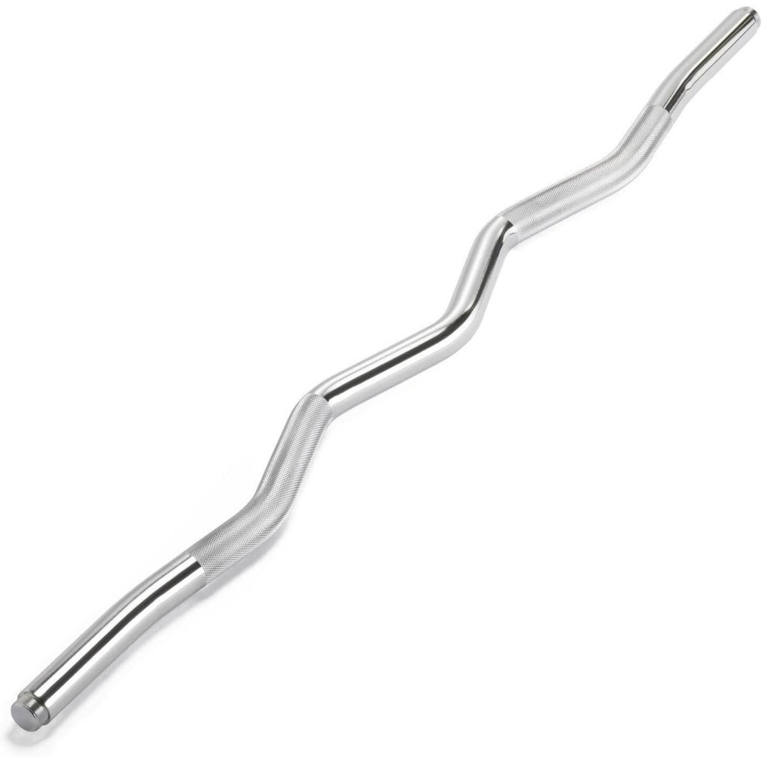 LuxusKollektion SZ-Curlstange SZ Curlstange 95cm 4,6kg massivem Stahl Ø 28mm verchromt gerändelt