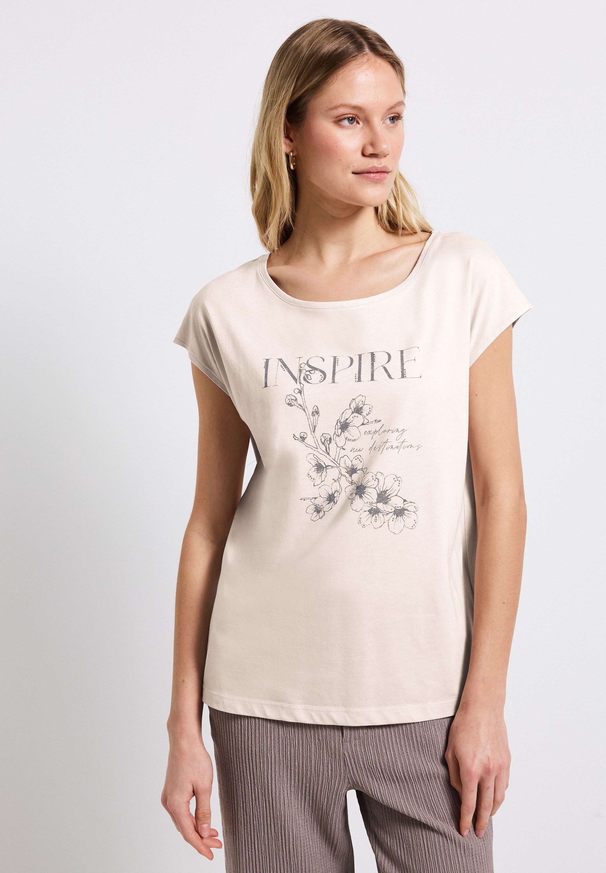 STREET ONE T-Shirt, mit Rundhalsausschnitt günstig online kaufen