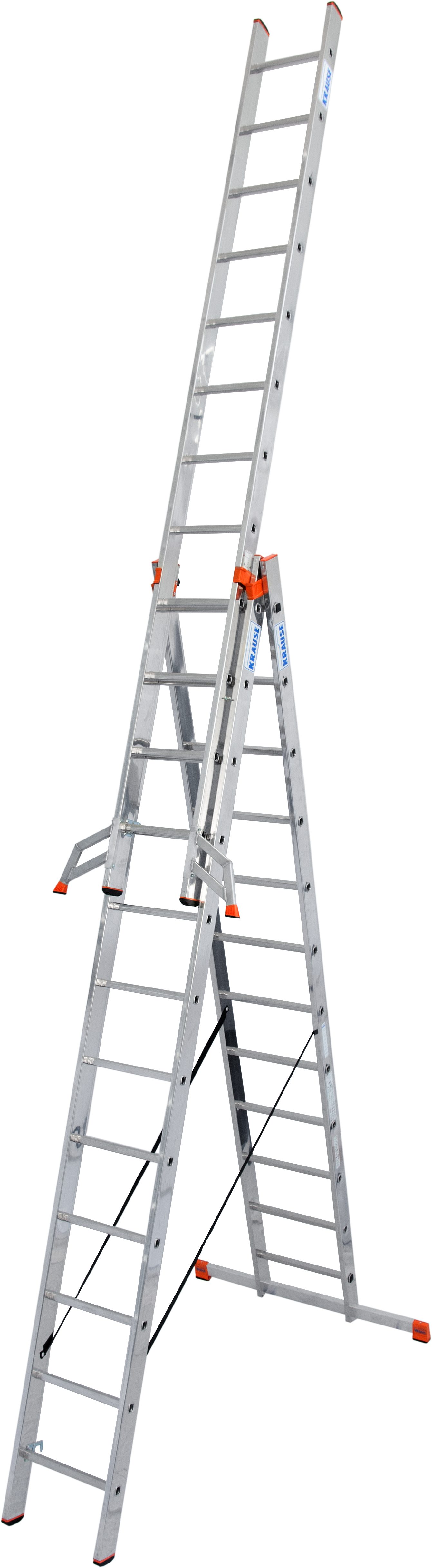 KRAUSE Vielzweckleiter Tribilo, Alu, 3x12 Sprossen, günstig online kaufen
