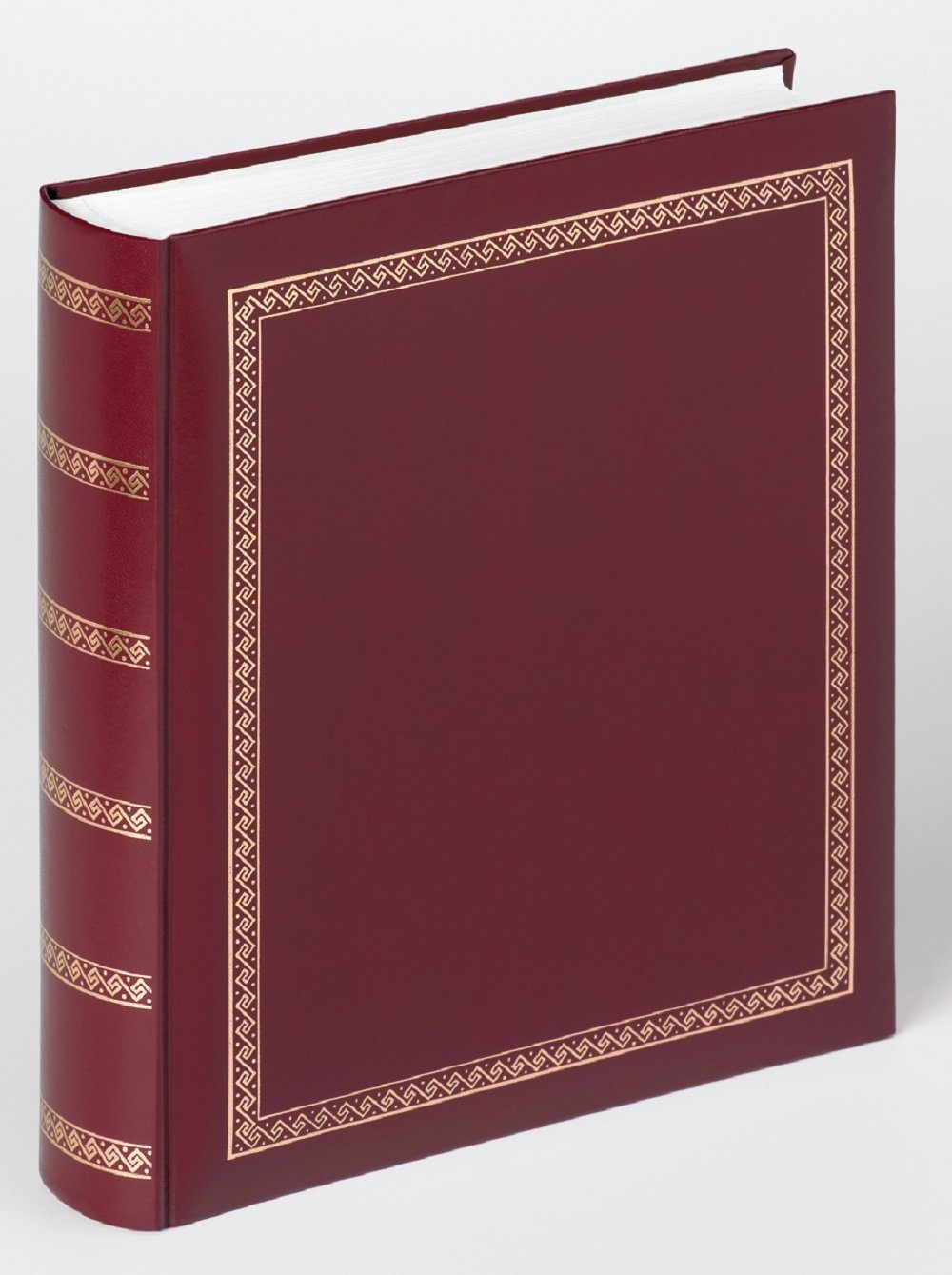 Walther Design Fotoalbum Classicalbum DAS SCHICKE DICKE, buchgebundenes Album, Kunstleder mit Goldprägung