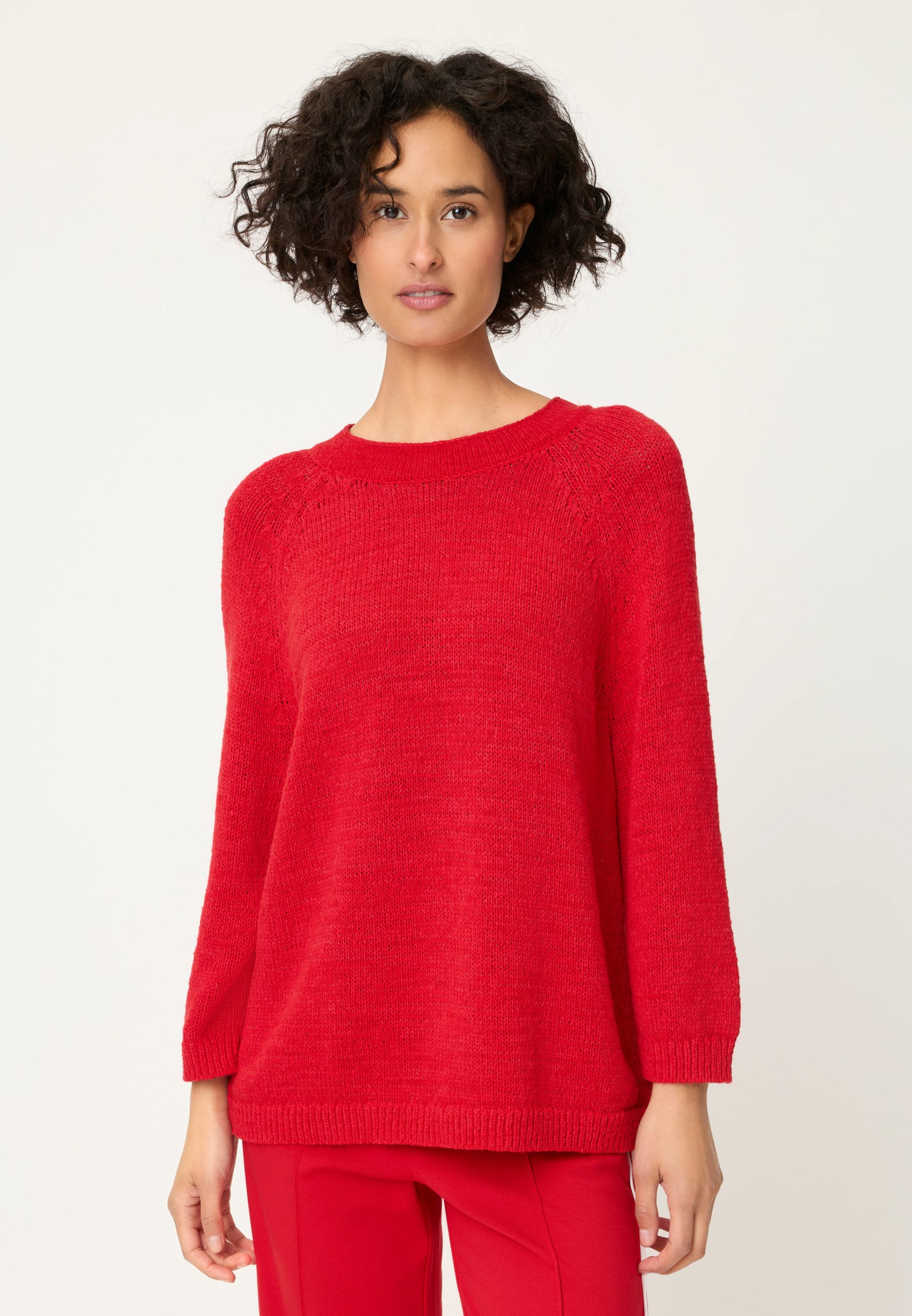 Olsen Strickpullover mit 3/4-Ärmeln