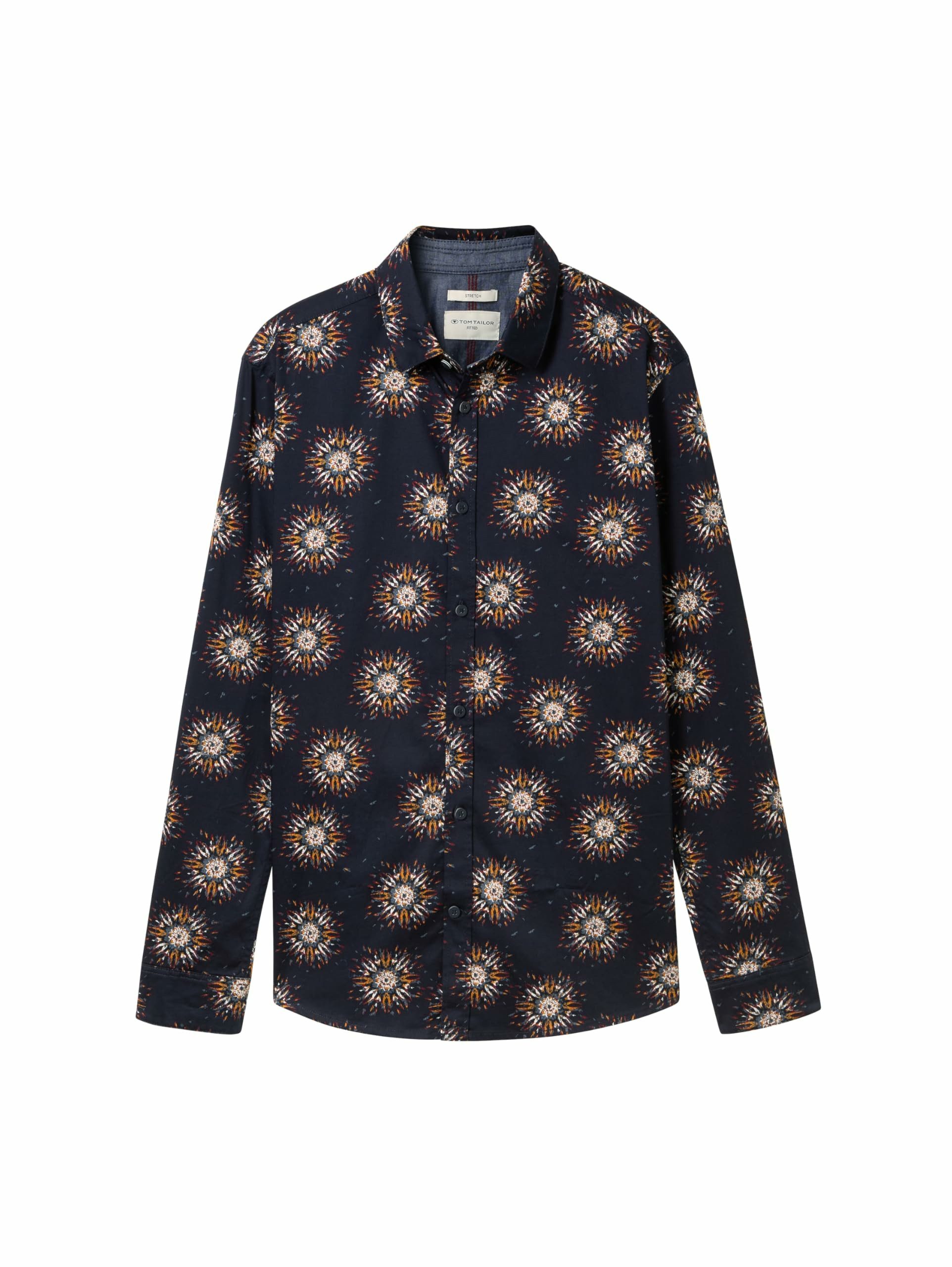 TOM TAILOR Print-Shirt Print Shirt für Herren (1-tlg., keine Angabe)
