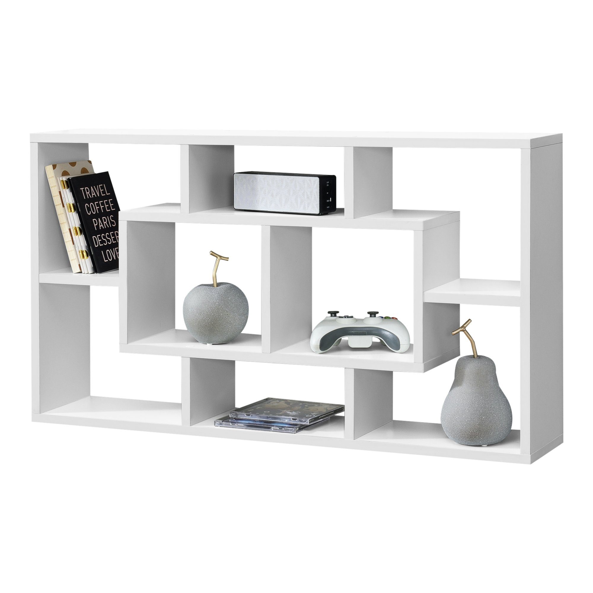 en.casa Wandregal, Saputit Bücherregal 85x16x48cm mit günstig online kaufen