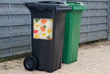 MuchoWow Wandsticker Obst - Sommer - Design (1 St), Mülleimer-aufkleber, Mülltonne, Sticker, Container, Abfalbehälter