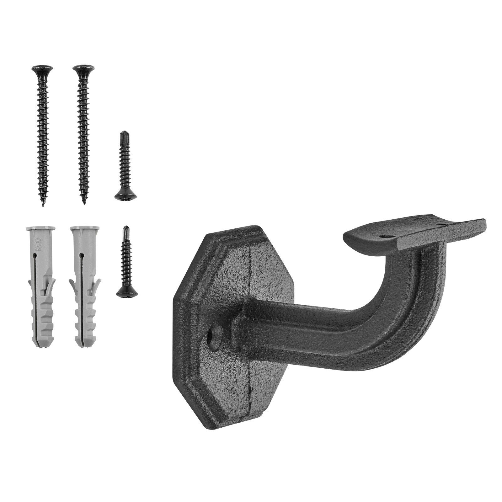 Handlauf Handlaufhalter RUSTICAL Höhe 67 mm Ausladung 67,5 mm