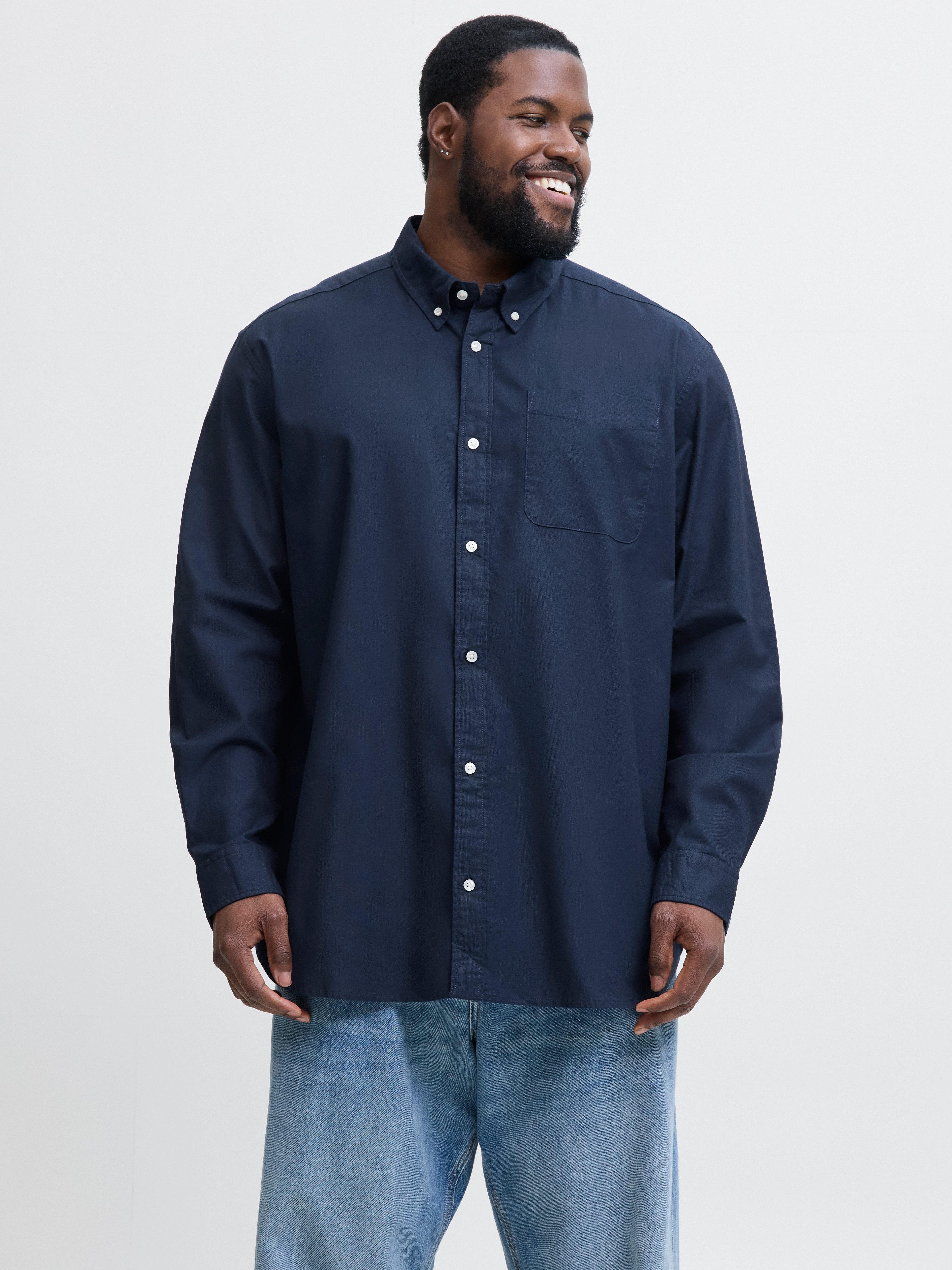 Jack & Jones PlusSize Langarmhemd JPRBLUBROOK günstig online kaufen