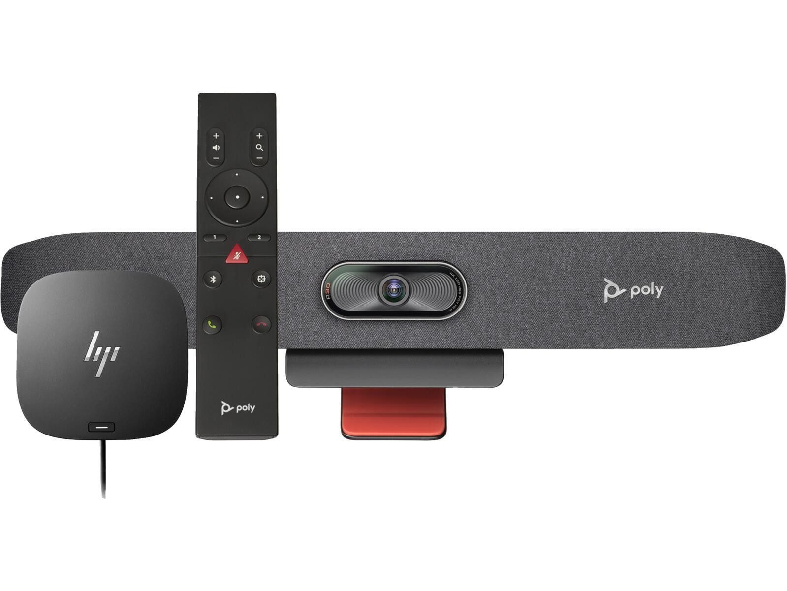 Polycom Poly Studio R30 Plus USB Videoleiste und BT Remote Webcam