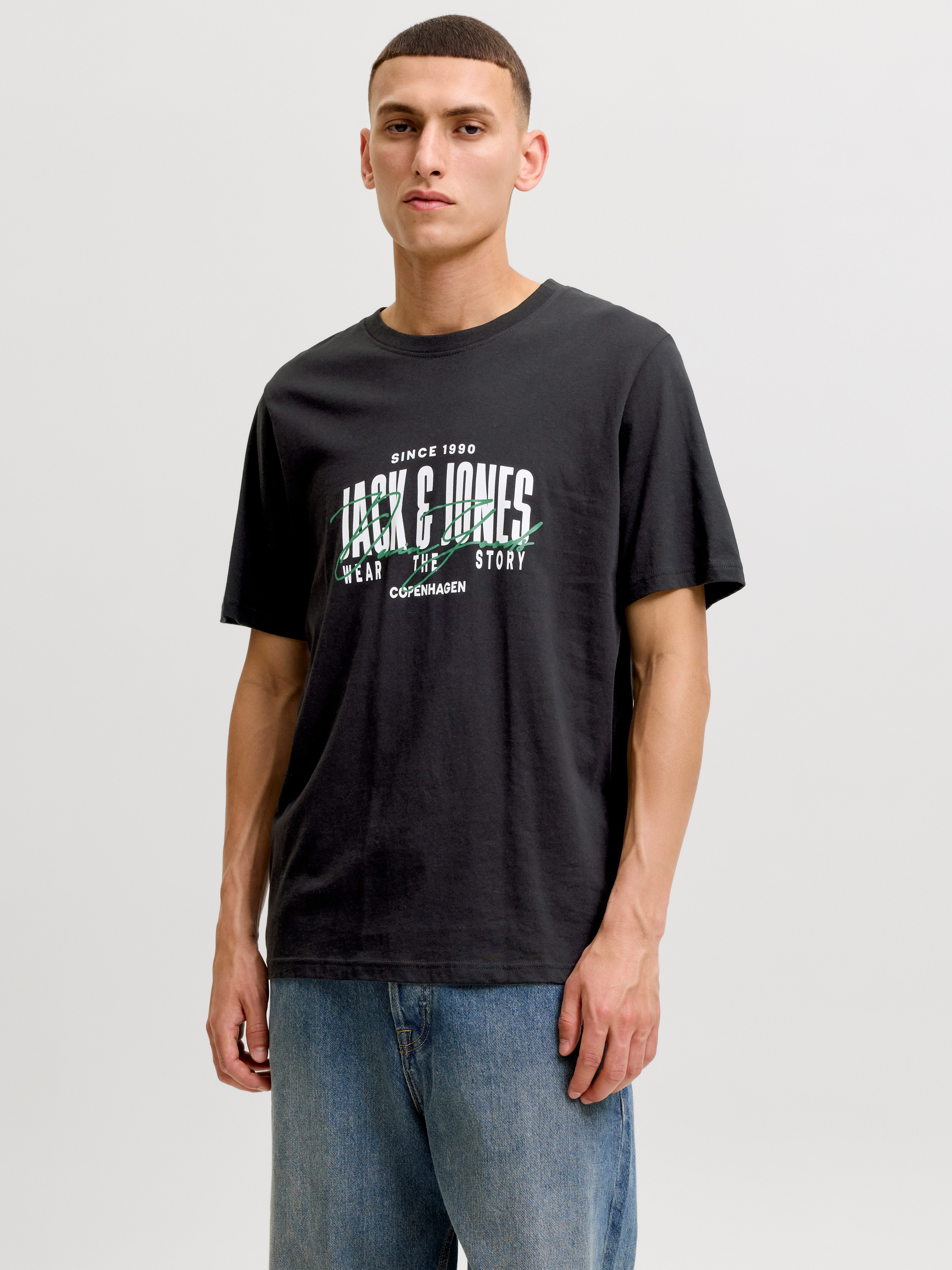 Jack & Jones Rundhalsshirt JJAERO TEE SS CREW NECK 3PK MP (Packung, 3-tlg) Baumwolle, regular fit