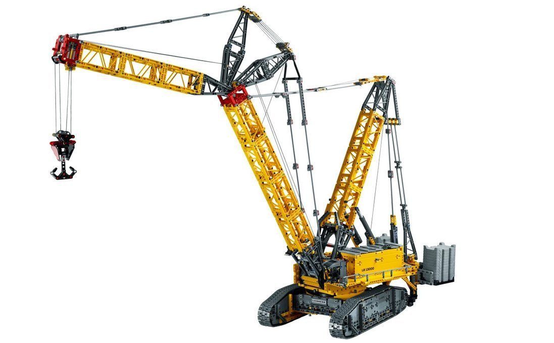 LEGO® Konstruktionsspielsteine LEGO Technic Liebherr LR 13000 Raupenkran Set,ferngesteuertes Modell, (Geschenk Weihnachten, Geburtstag, Frauen Männer Kinder reduziert Kran, 2883 St., Baukasten Erwachsene, Kinder Sale, Technik Auto Bagger Kran LKW, ab 18), Bausteine Konstruktionssteine, Bausatz, Spielzeug, Klemmbausteine