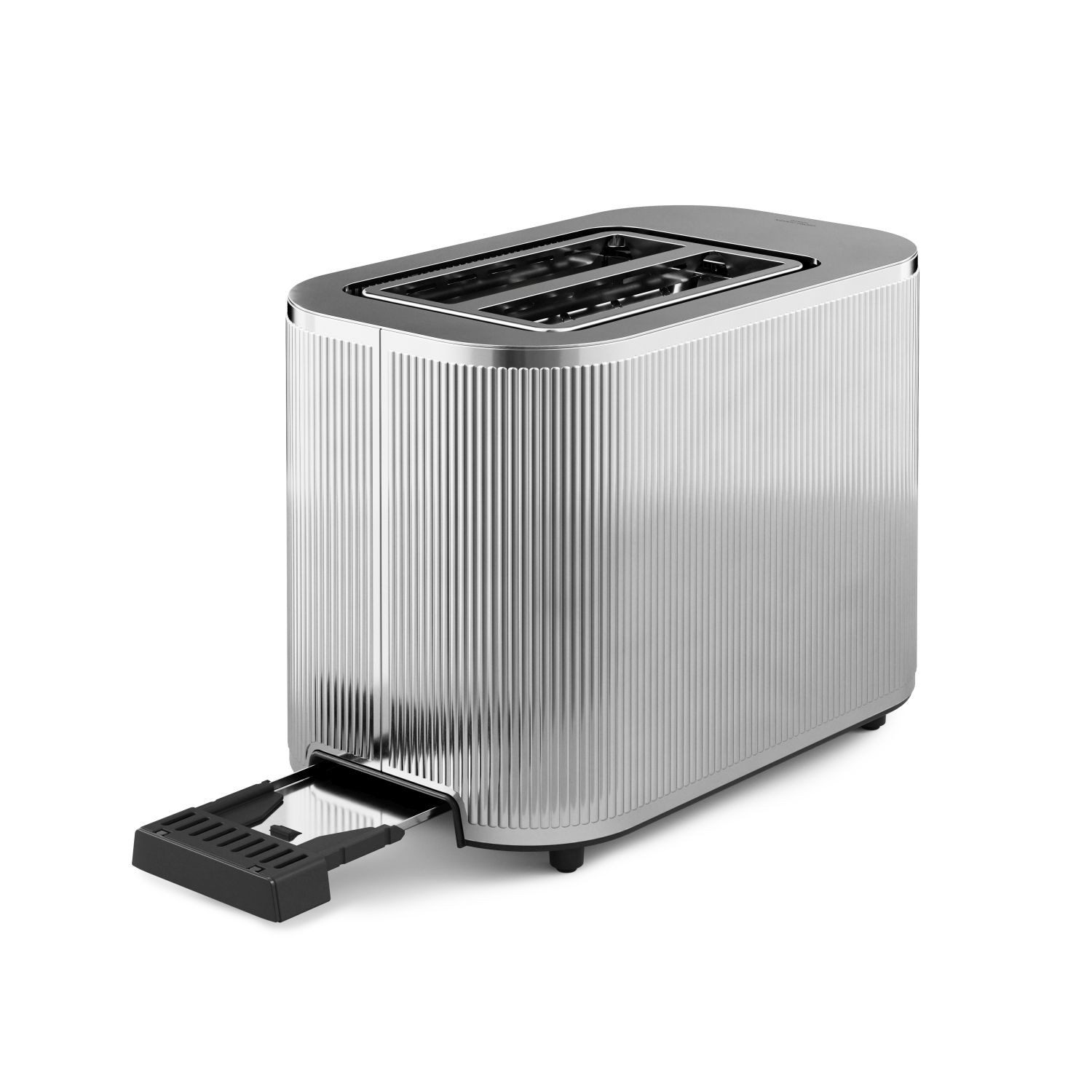Georg Jensen Toaster Bernadotte Edelstahl, zwei kurze Schlitze, für 2 Scheiben