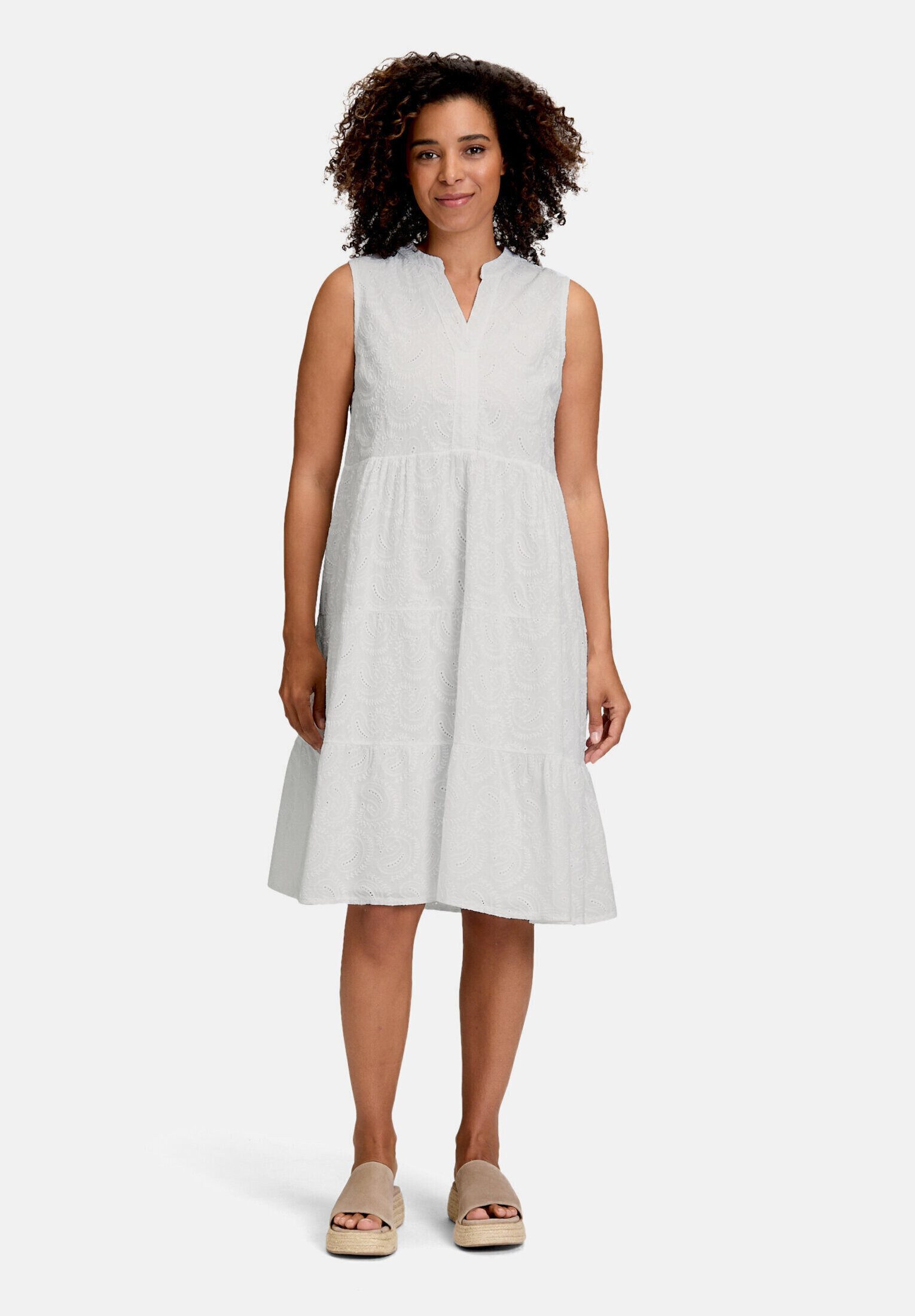 Cartoon Spitzenkleid Damen mit Lochmuster Design