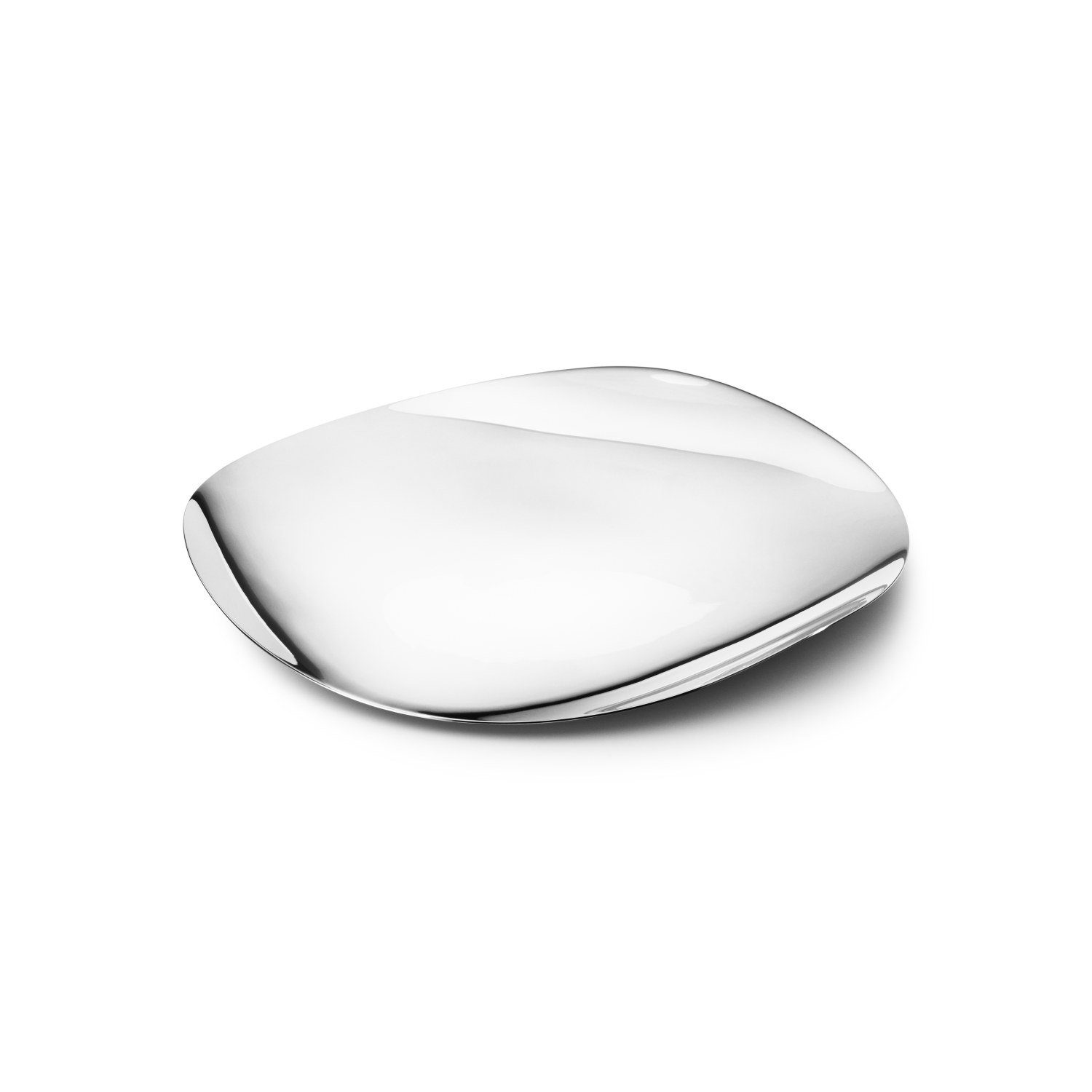 Georg Jensen Tablett Cobra Servierplatte, Edelstahl