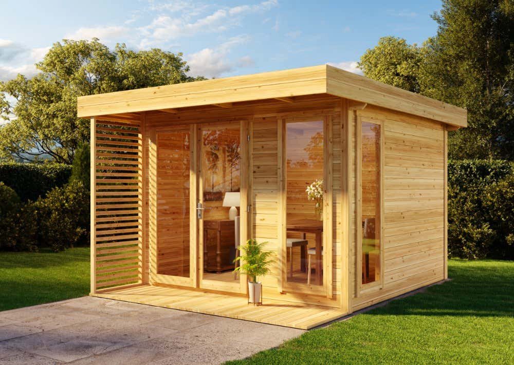 Thumbnail - Alpholz Gartenhaus Aldo-28 D, BxT: 346x406 cm