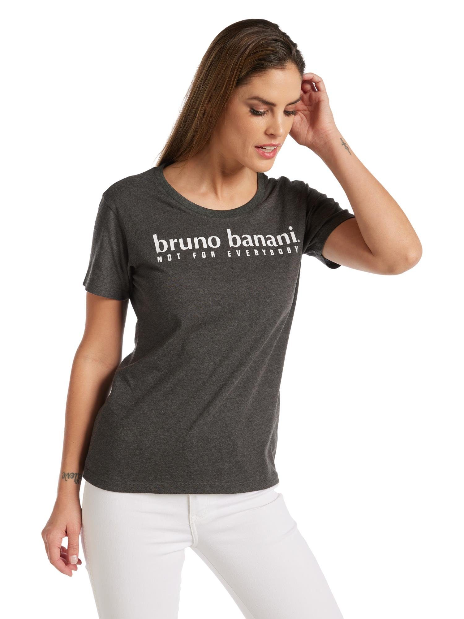 Anthrazit T-Shirt Melange Avery Bruno / Banani
