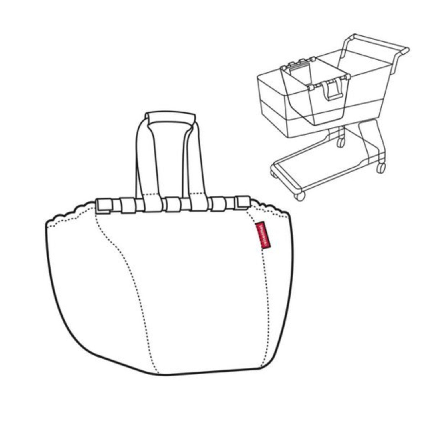 REISENTHEL® Einkaufsshopper reisenthel® Easyshoppingbag dots UJ7009 – Bild 4 von 4