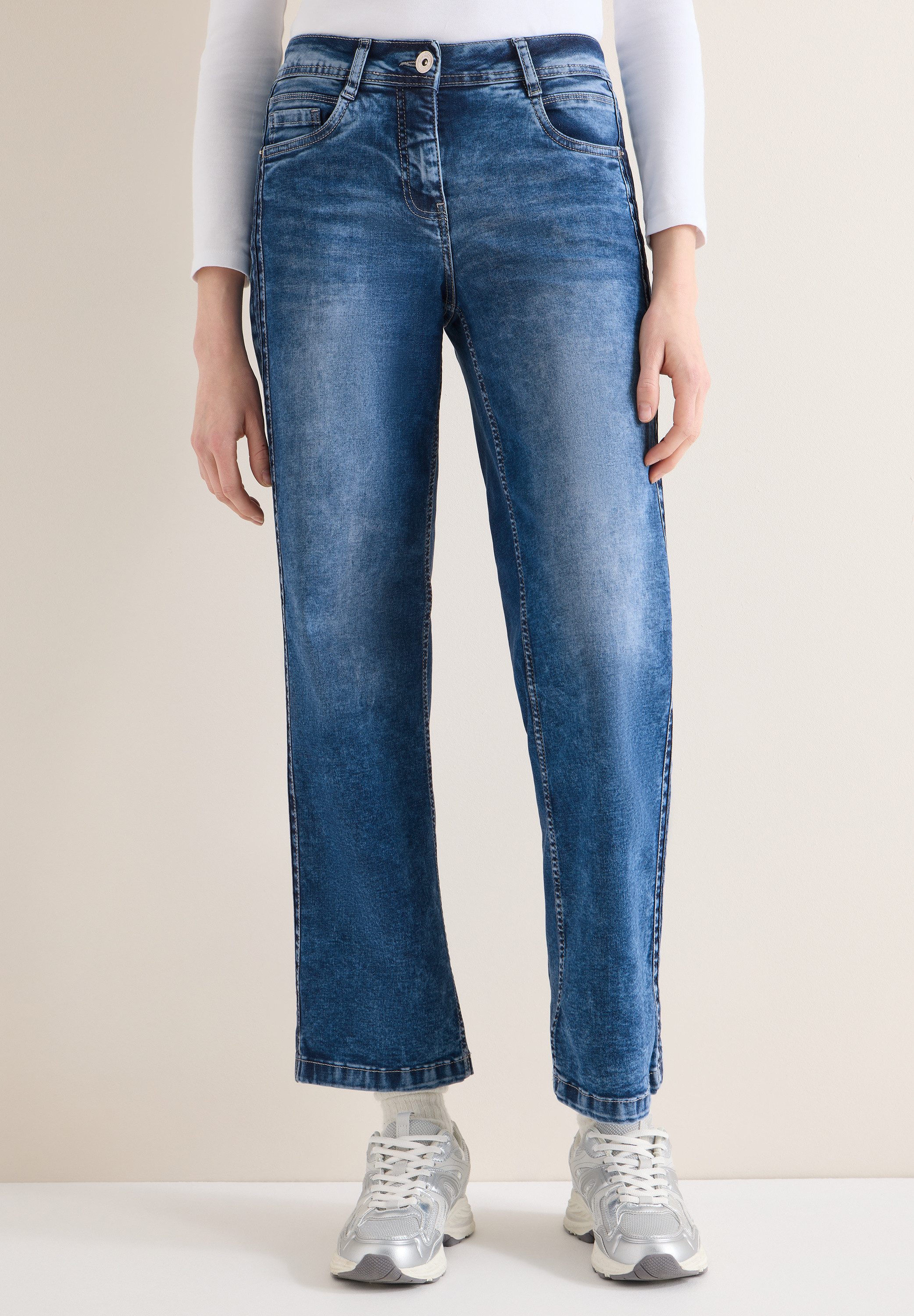 CECIL Loose-fit-Jeans High Waist