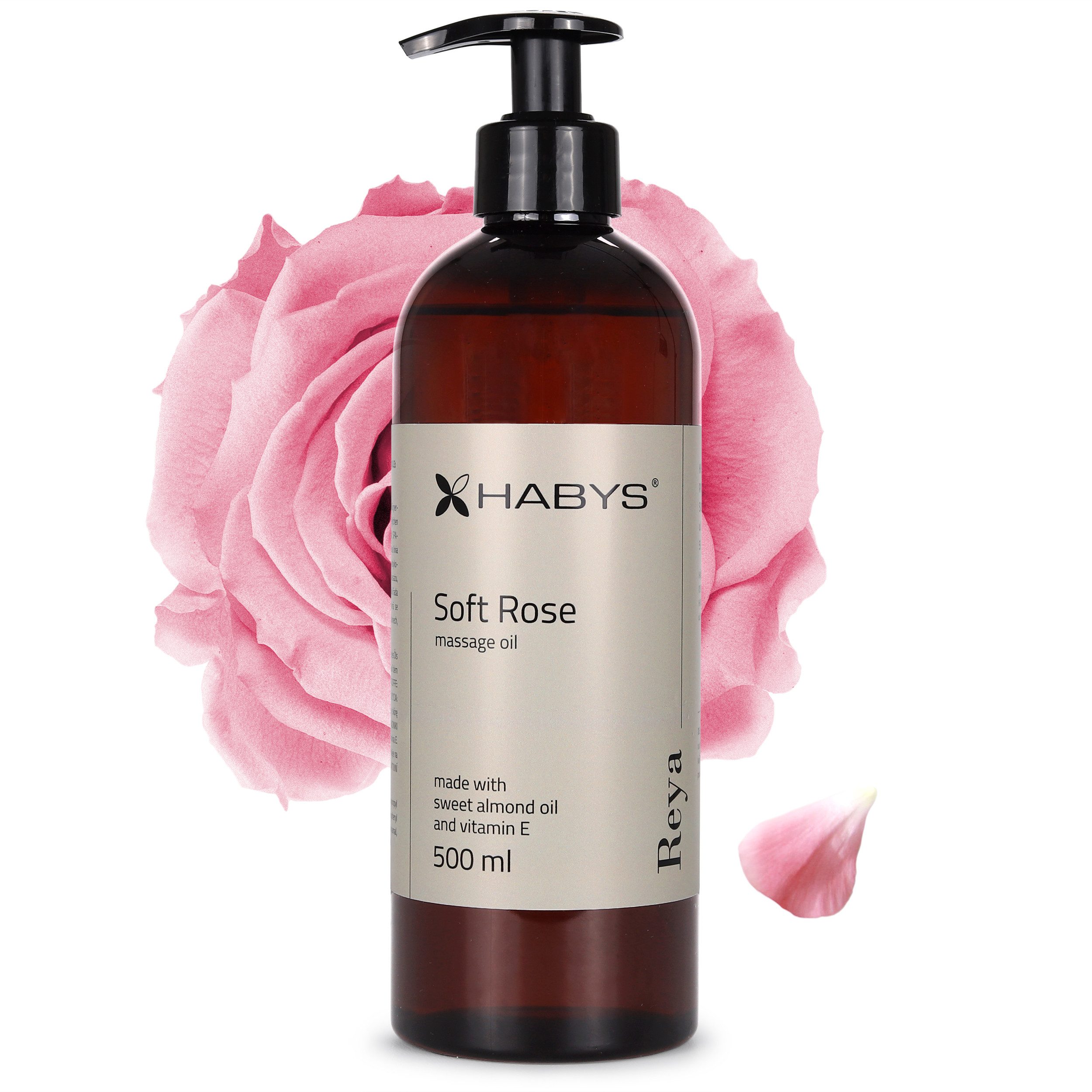 Massageöl REYA Soft Rose Öl Duft von Rosen 500 ml