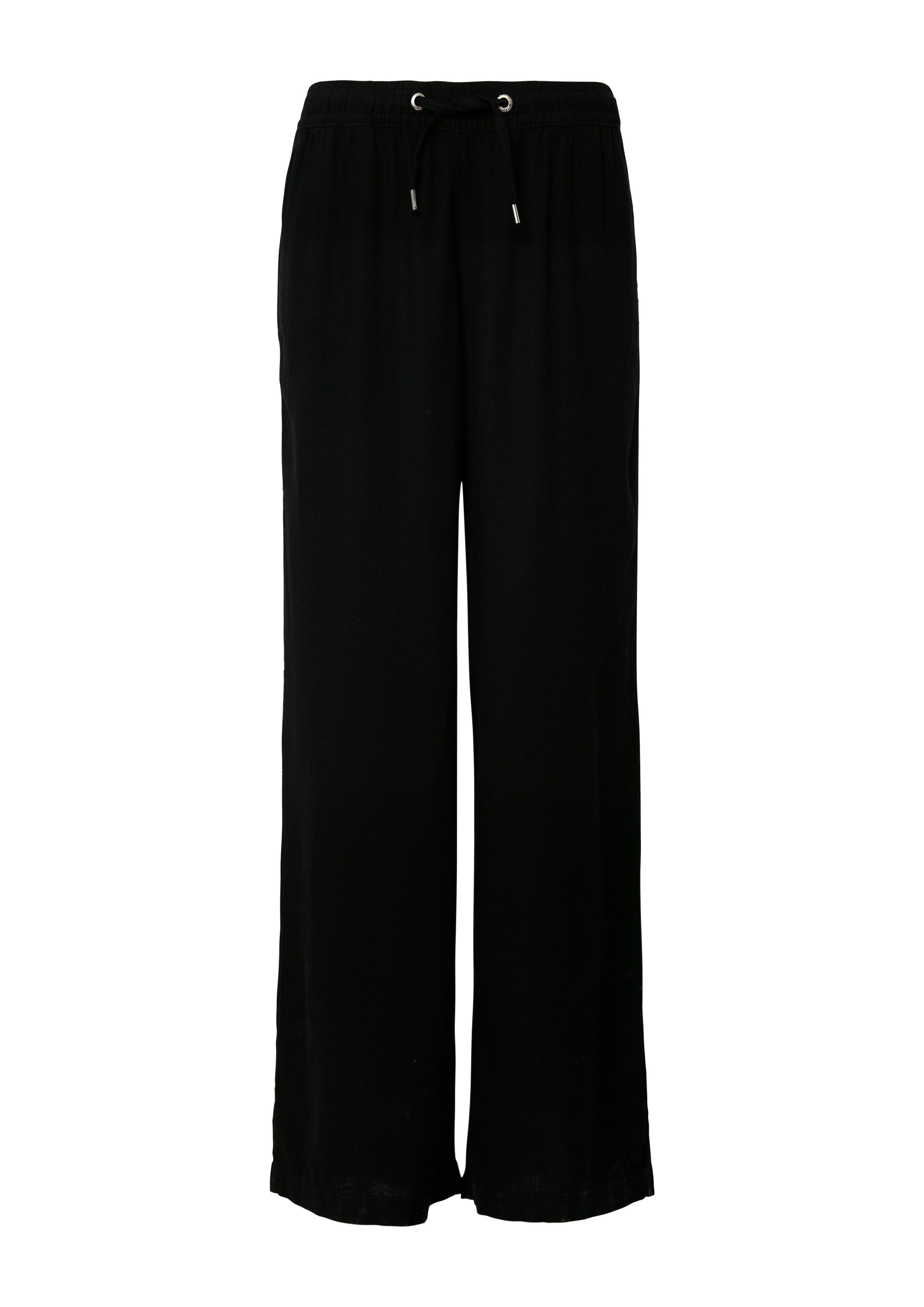 QS Leinenhose mit Gummizug günstig online kaufen