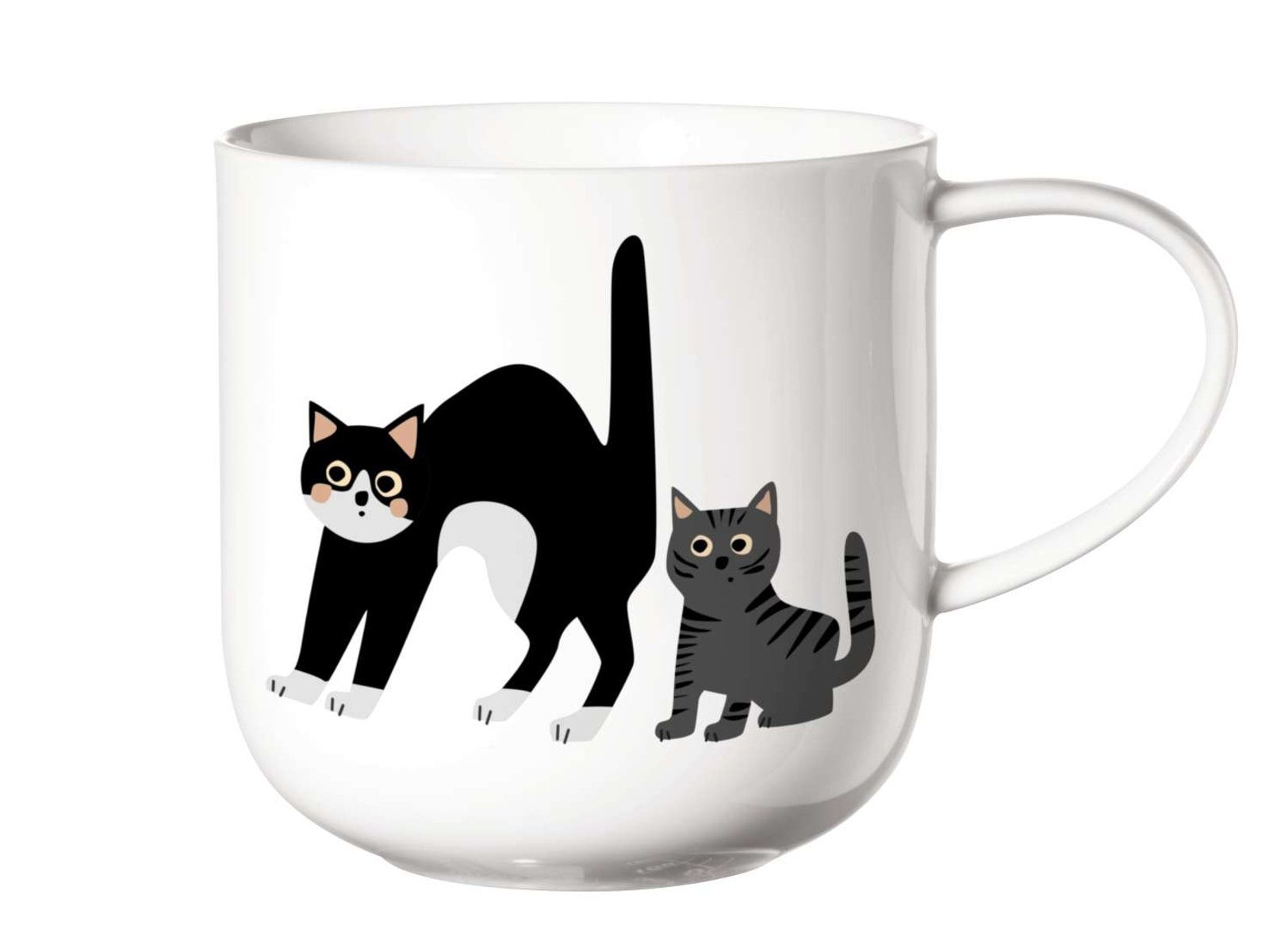 Becher COPPA Henkelbecher Surprised Cats 0,4 l