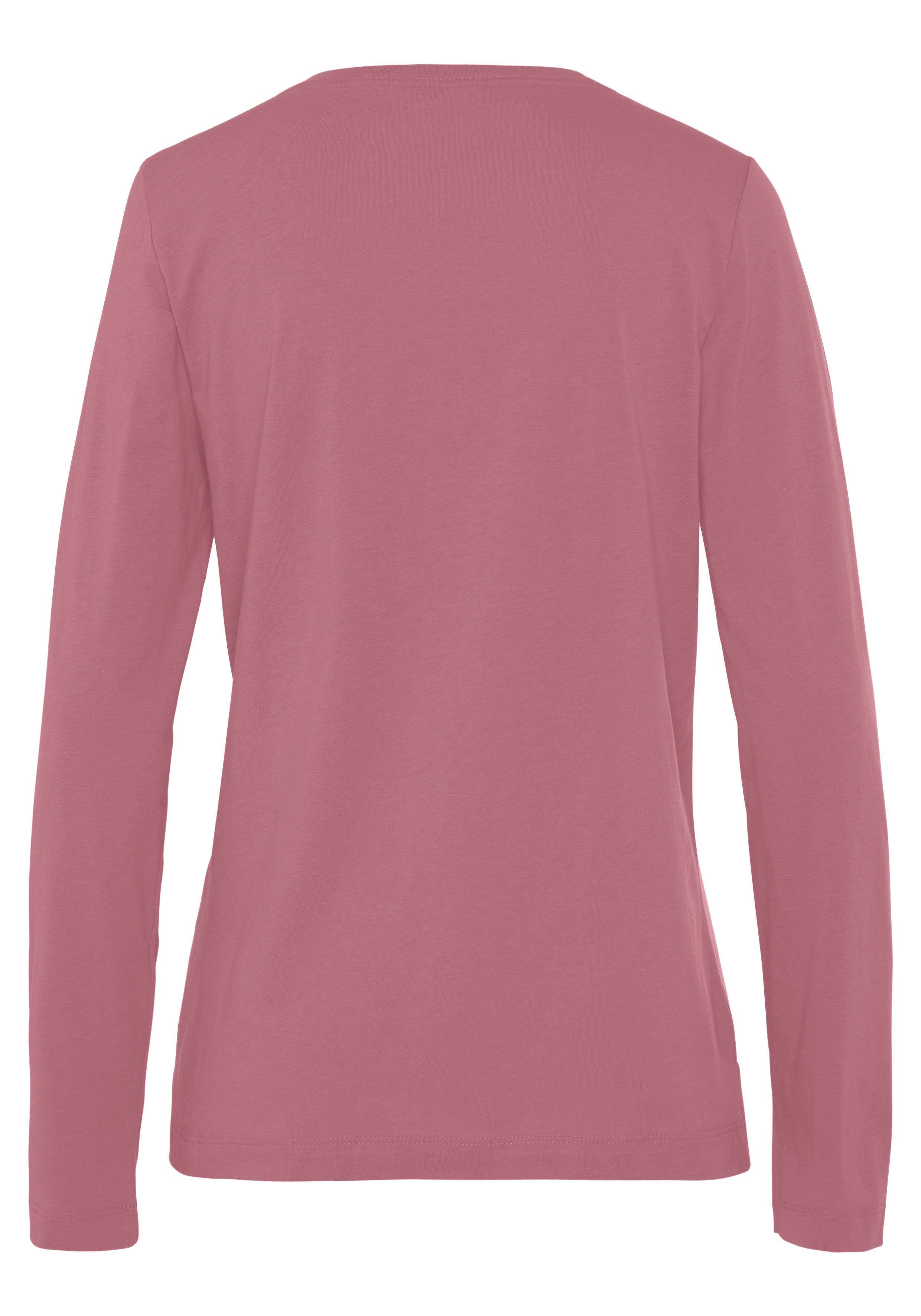s.Oliver Pyjamaoberteil (1-tlg) mit Frontdruck