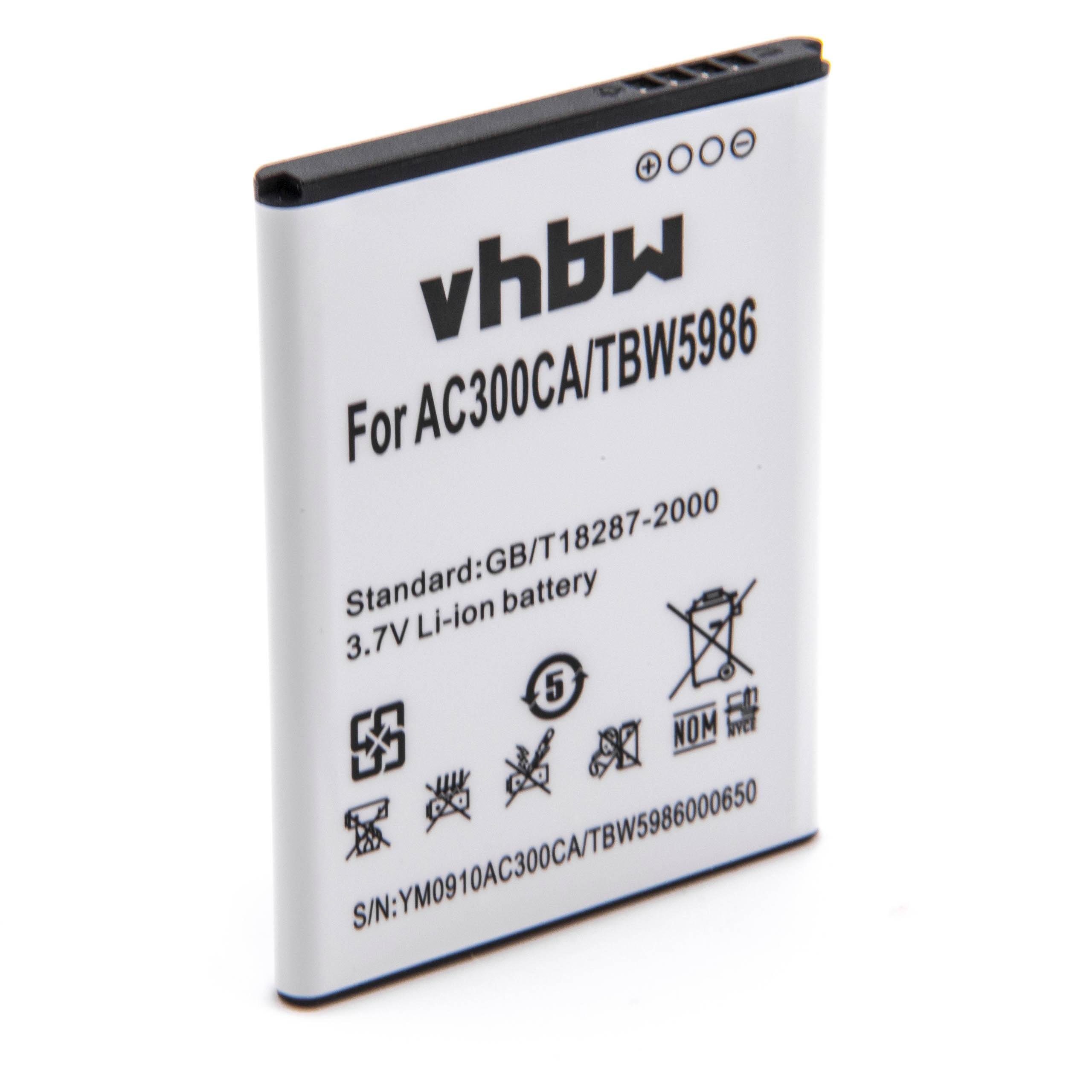 vhbw Archos 4G Li-Ion V) 45 4G, mit 1550 Smartphone-Akku mAh 45b (3,7 Helium Helium kompatibel