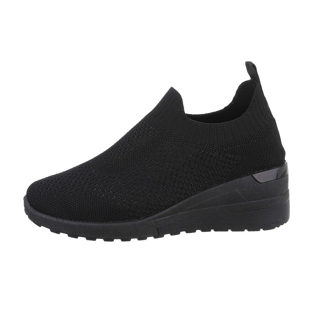 Ital-Design Damen Low-Top Freizeit Sneaker Keilabsatz/Wedge günstig online kaufen