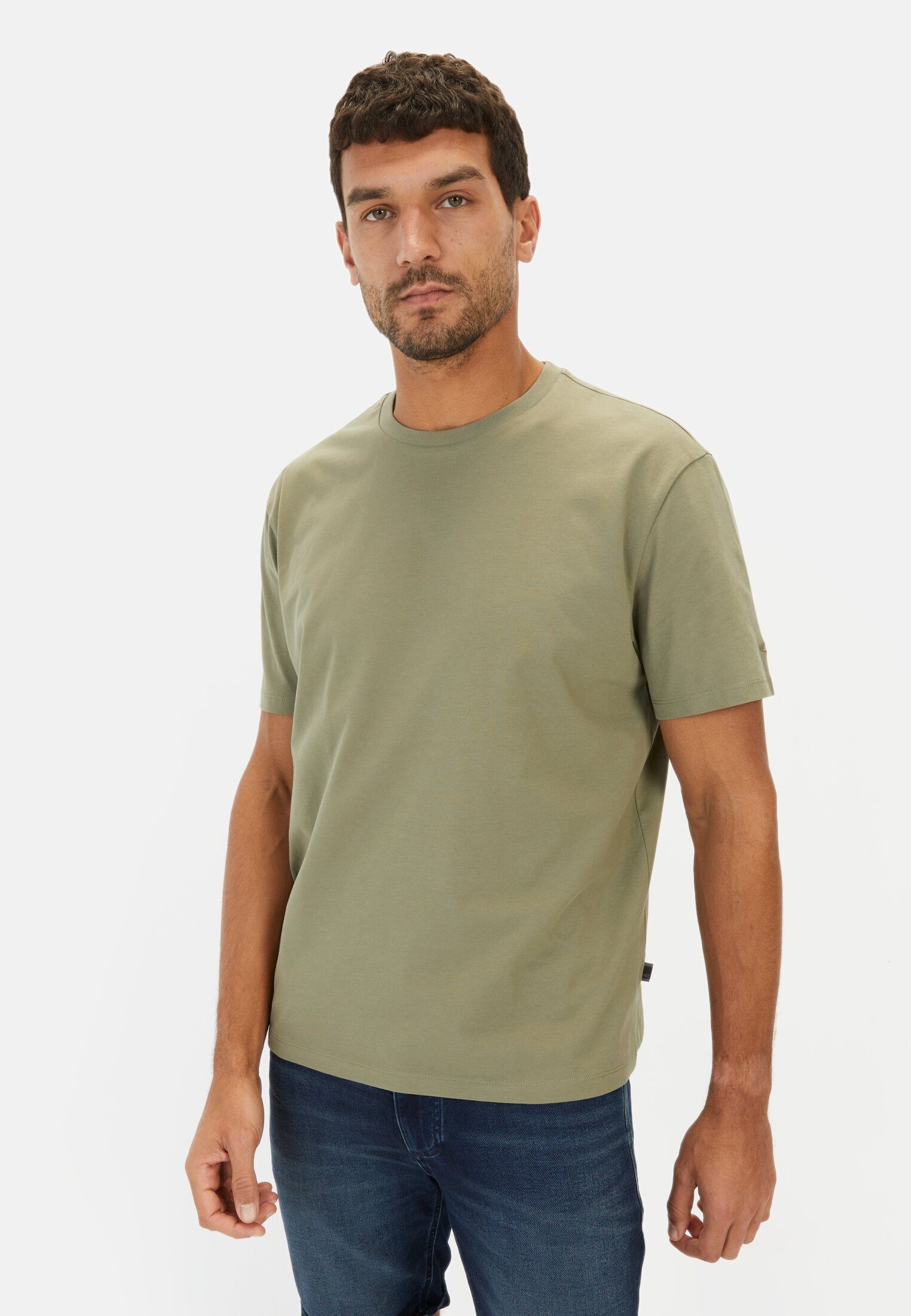 camel active T-Shirt aus Organic Cotton günstig online kaufen