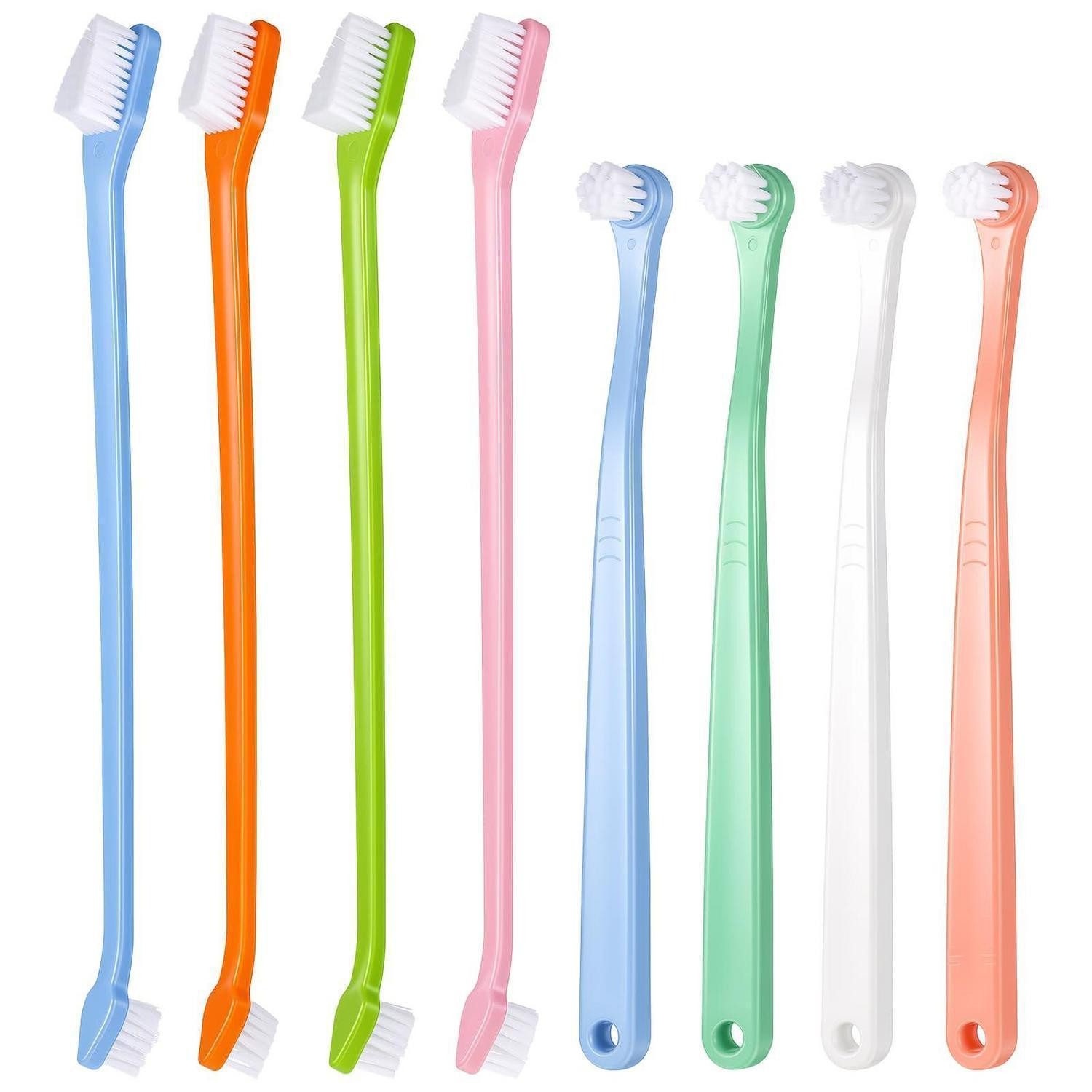 LuxusKollektion Tierzahnbürste Zahnbürste Hund/Katze 8er Set Klein