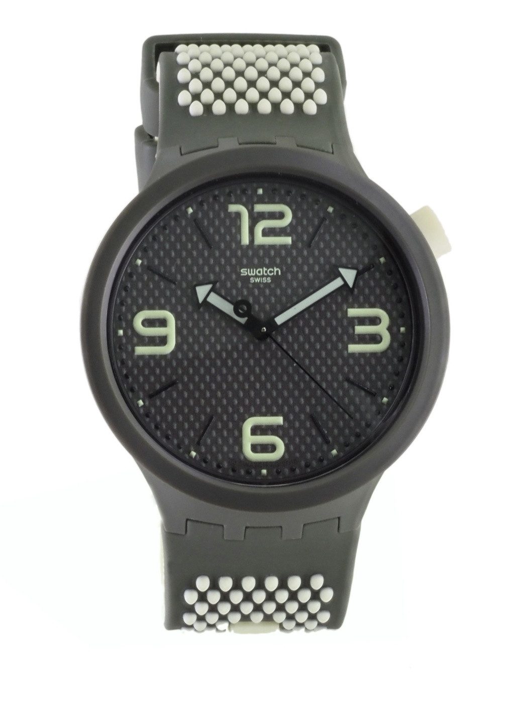 Swatch Quarzuhr Swatch Herren Quarz Uhr SO27M102 Big Bold BBBLANCO X45