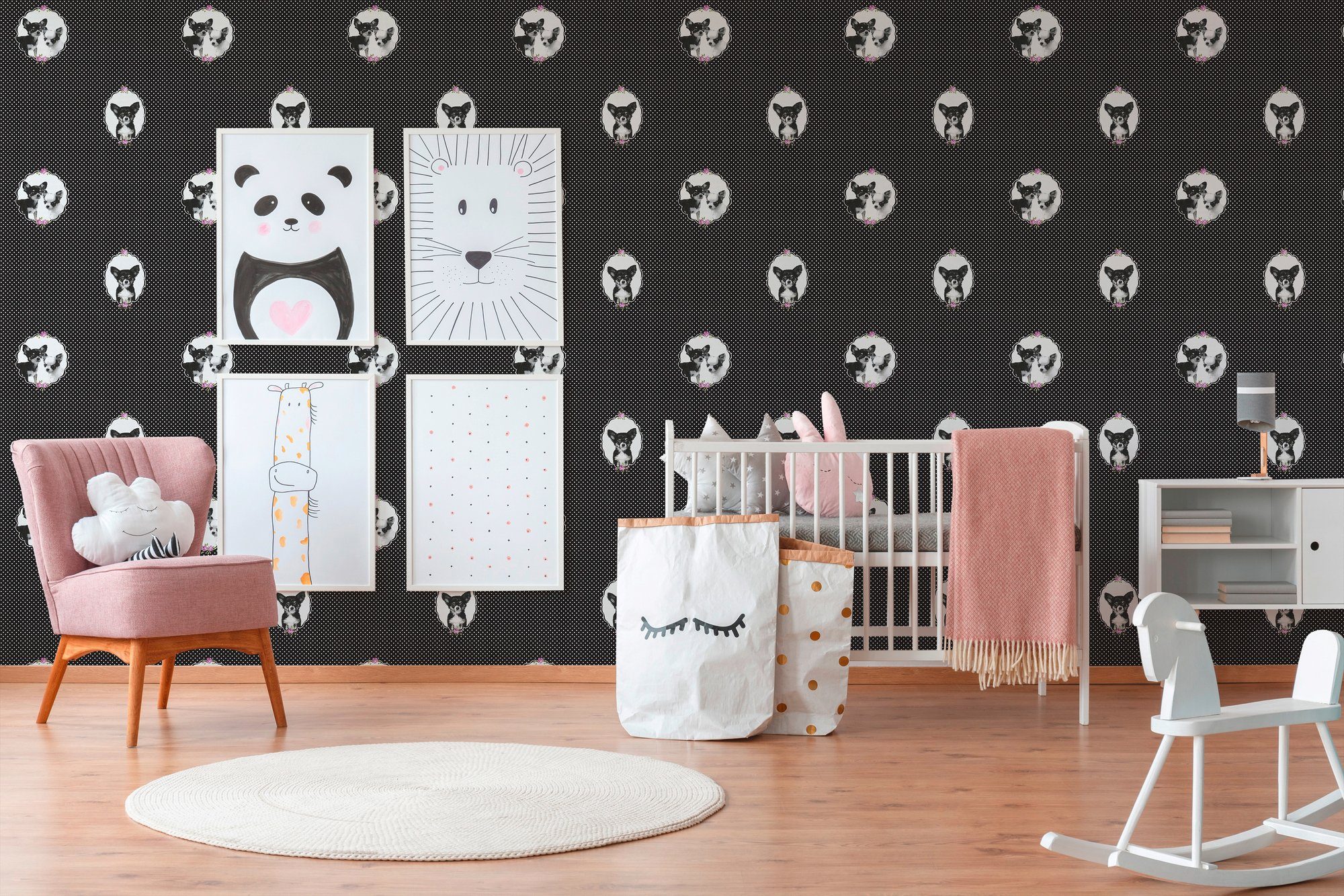 living walls Vliestapete Little Stars, glatt, abstrakt, naturalistisch, Motiv, Kindertapete Tapete Tiere Tapeten Kinderzimmer Schlafzimmer Flur Optik