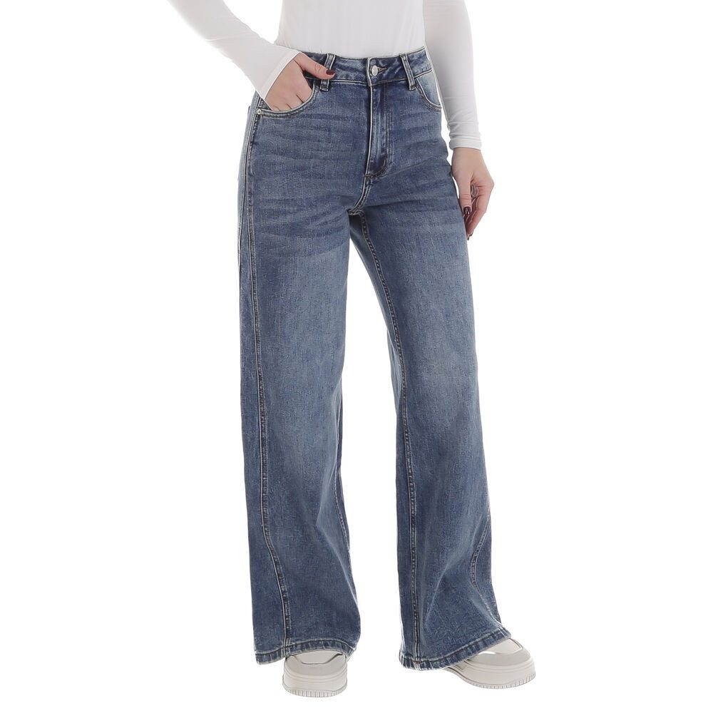 Weite Jeans Damen Freizeit