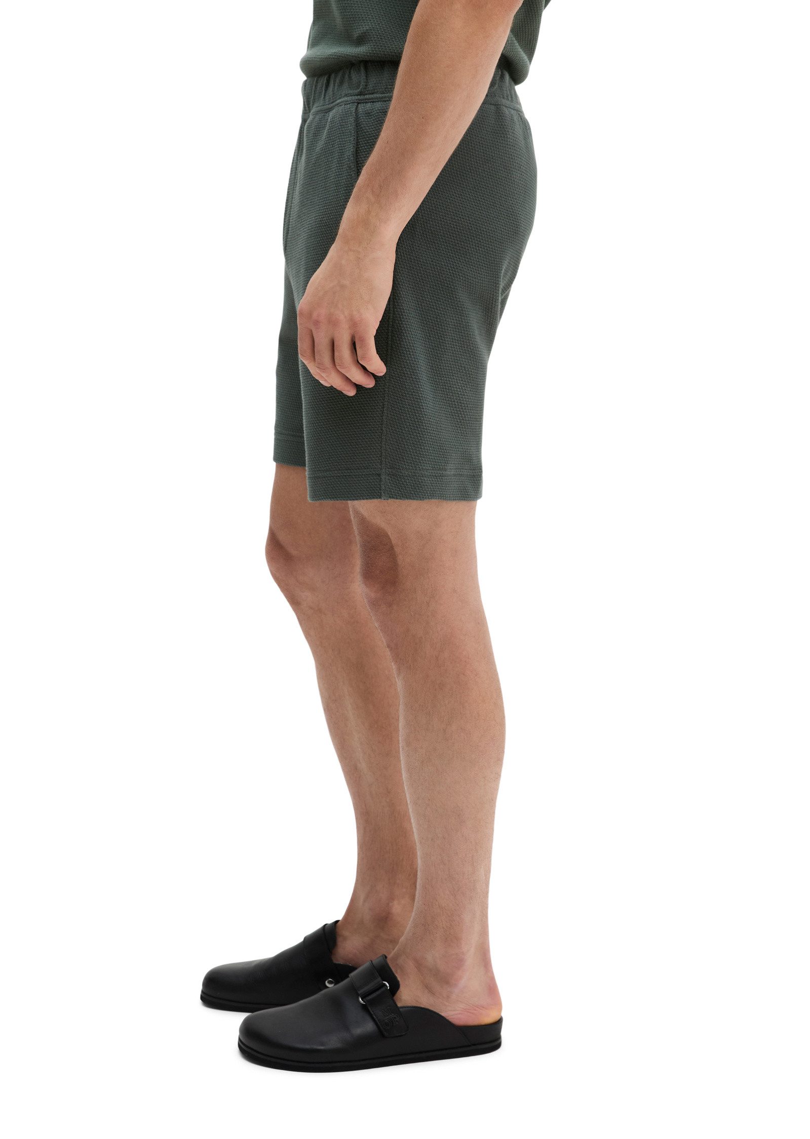 Marc O'Polo Shorts mit feiner Waffel-Struktur