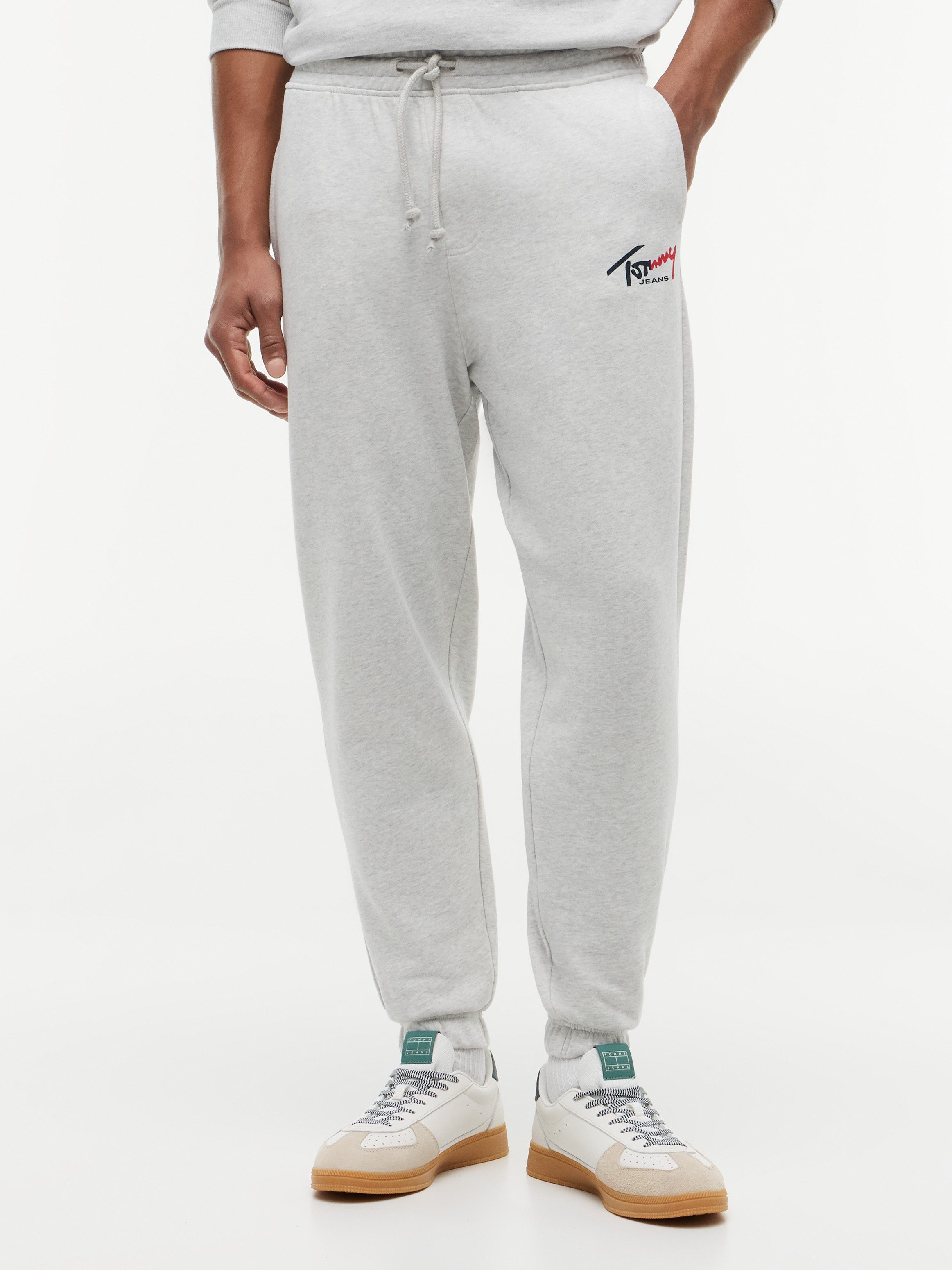 Tommy Jeans Jogginghose TJM REGULAR SIGNATURE mit Logo und Bündchen