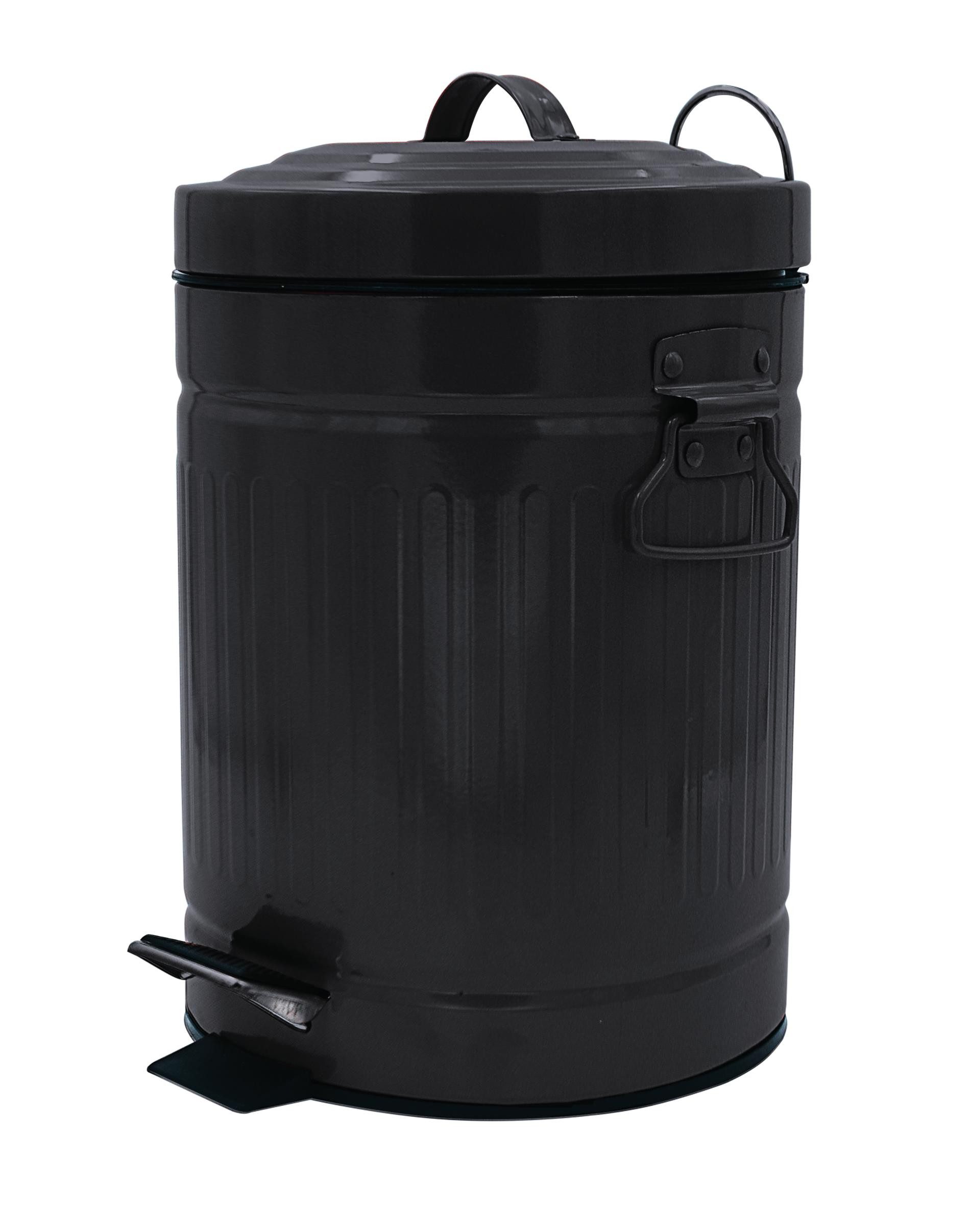 Mülleimer Pumba schwarz matt